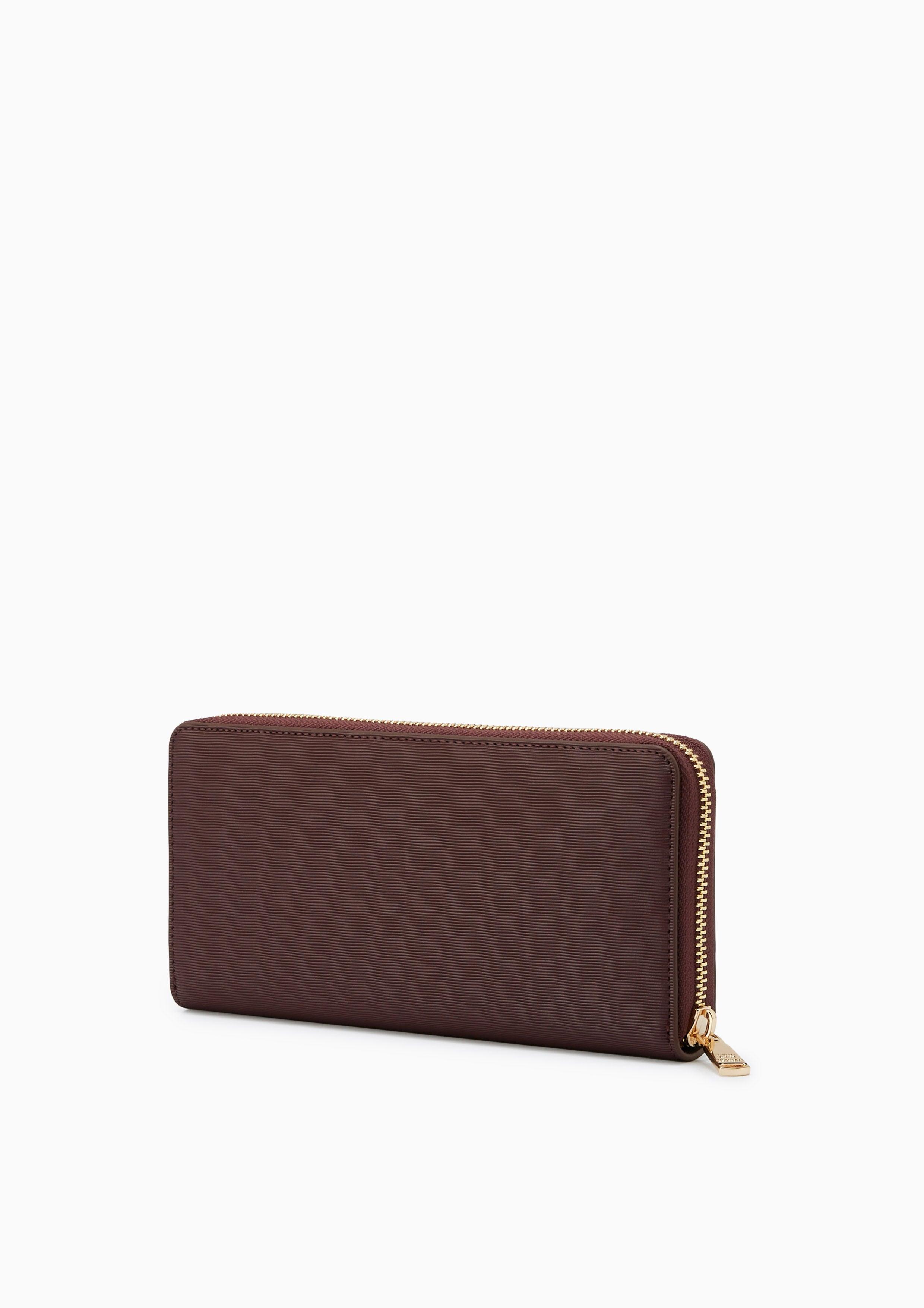 Essential Long Wallet Dark Red