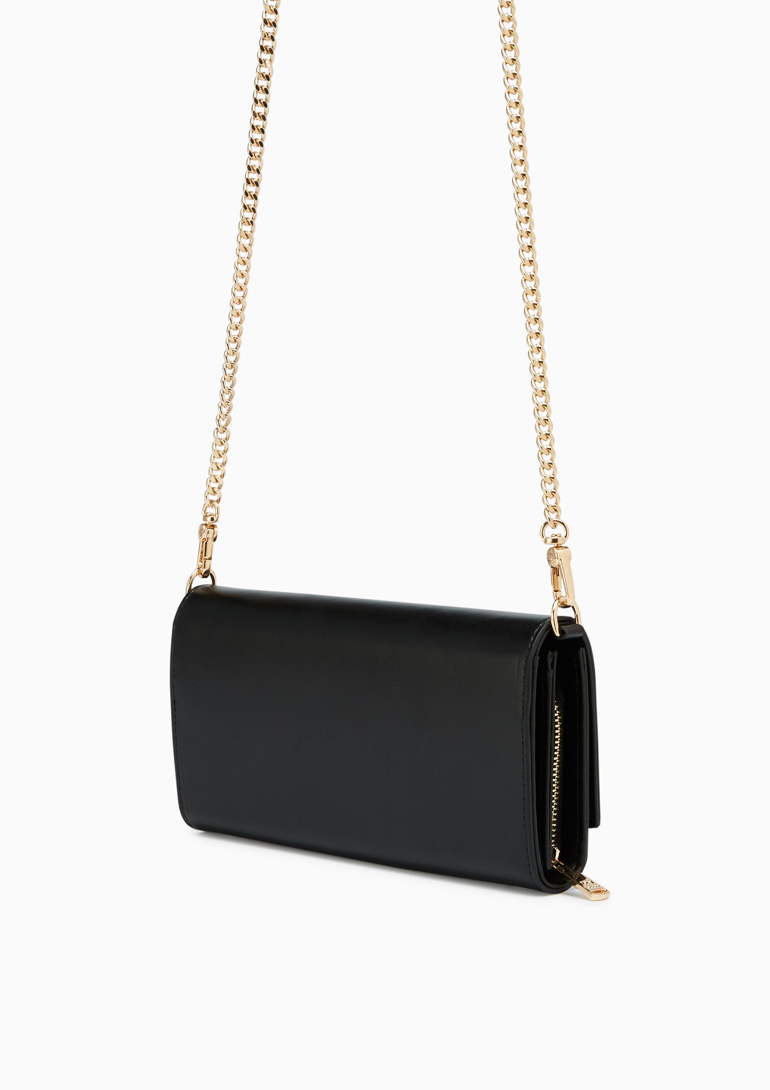 Essential Double Wallet On Chain Black - Lyn TH