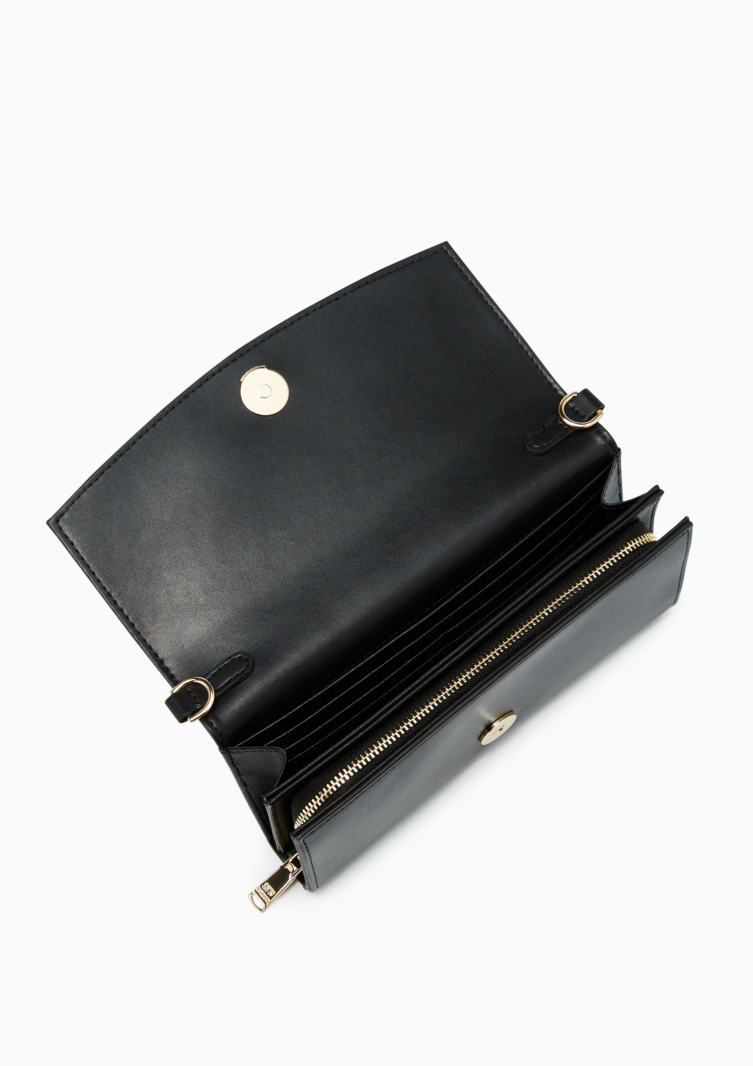 Essential Double Wallet On Chain Black - Lyn TH