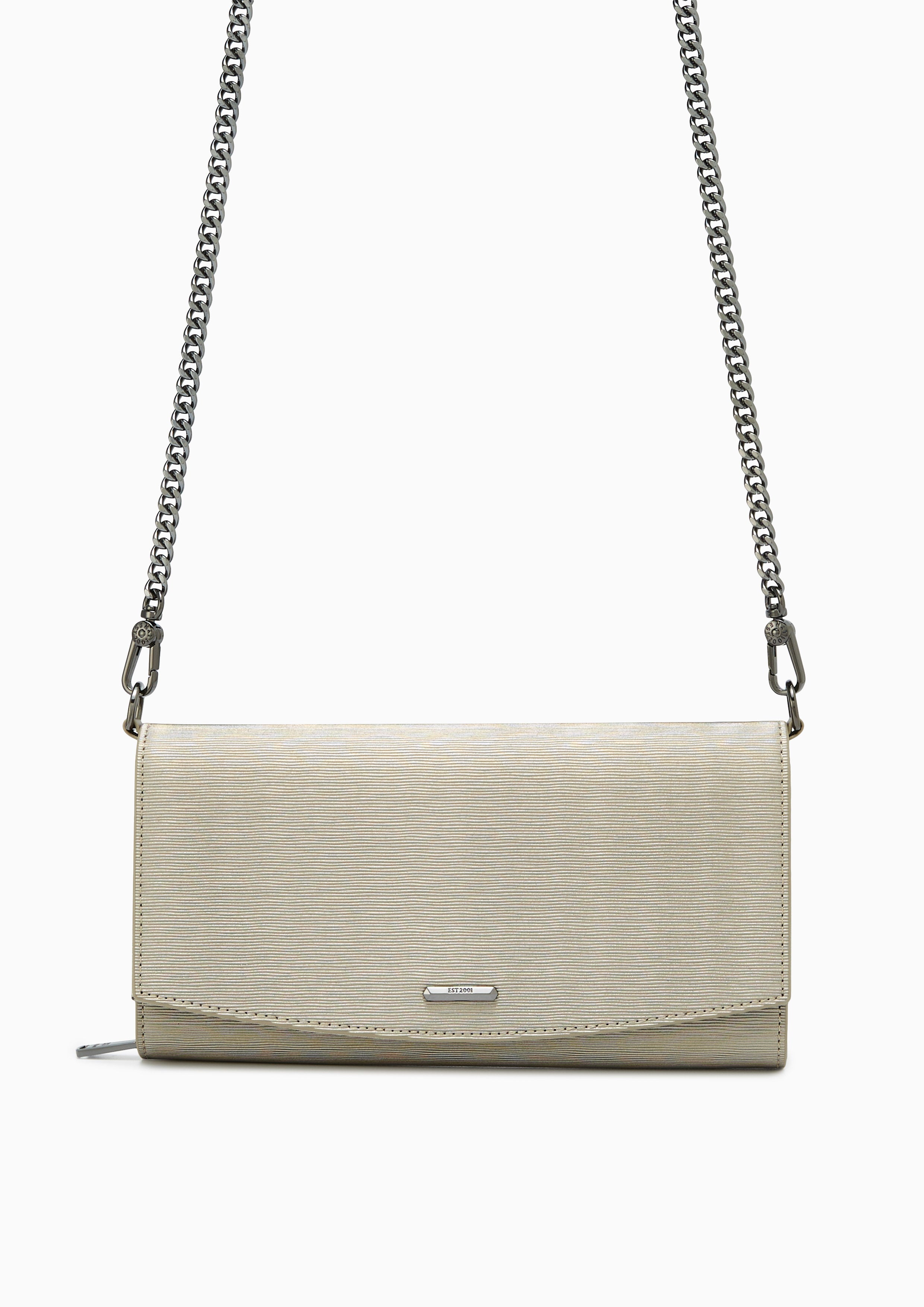 Essential Double Wallet On Chain Grey - Lyn TH