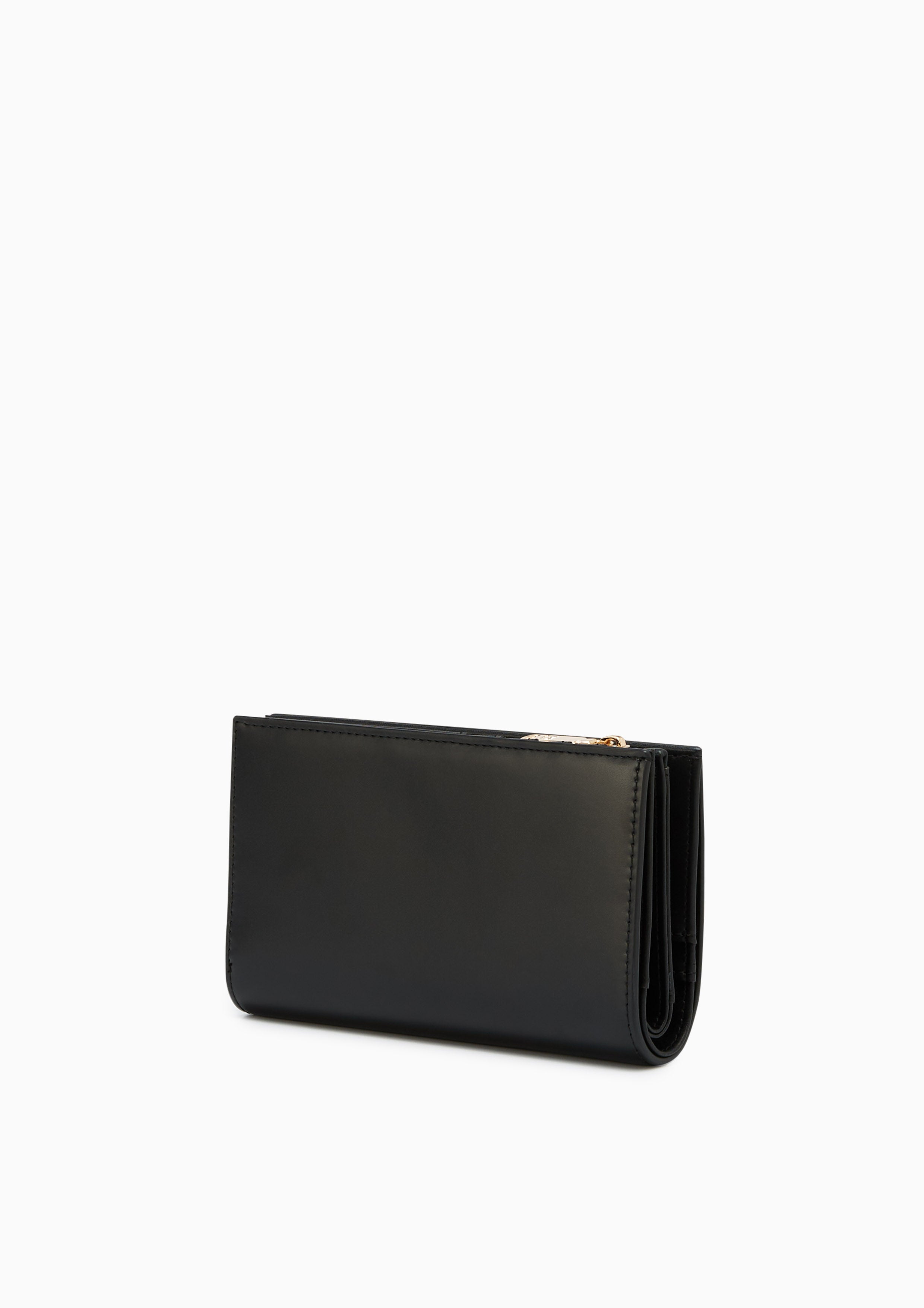 Essential Semi-Long Wallet Black - Lyn TH