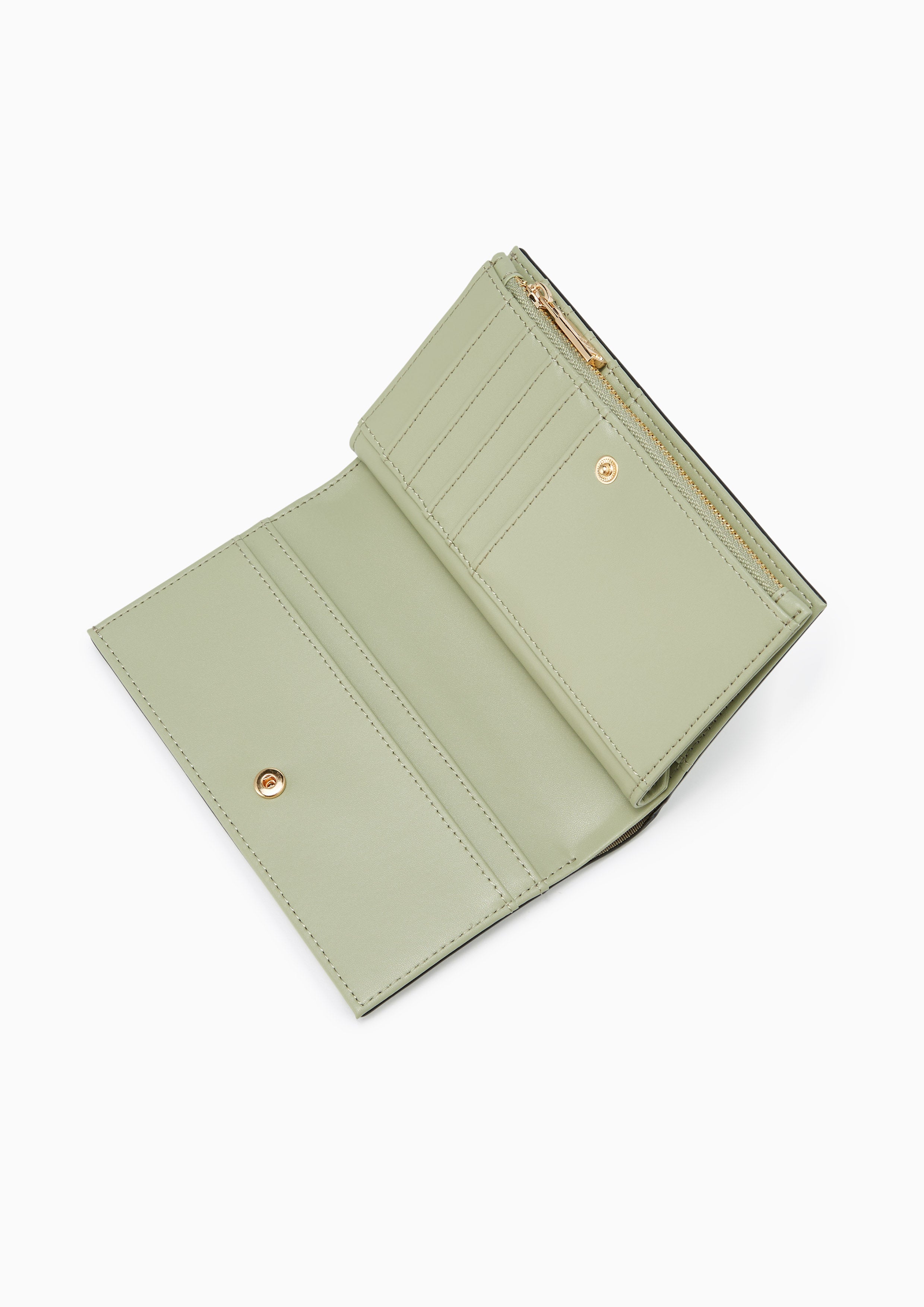 Essential Semi-Long Wallet Green - Lyn TH