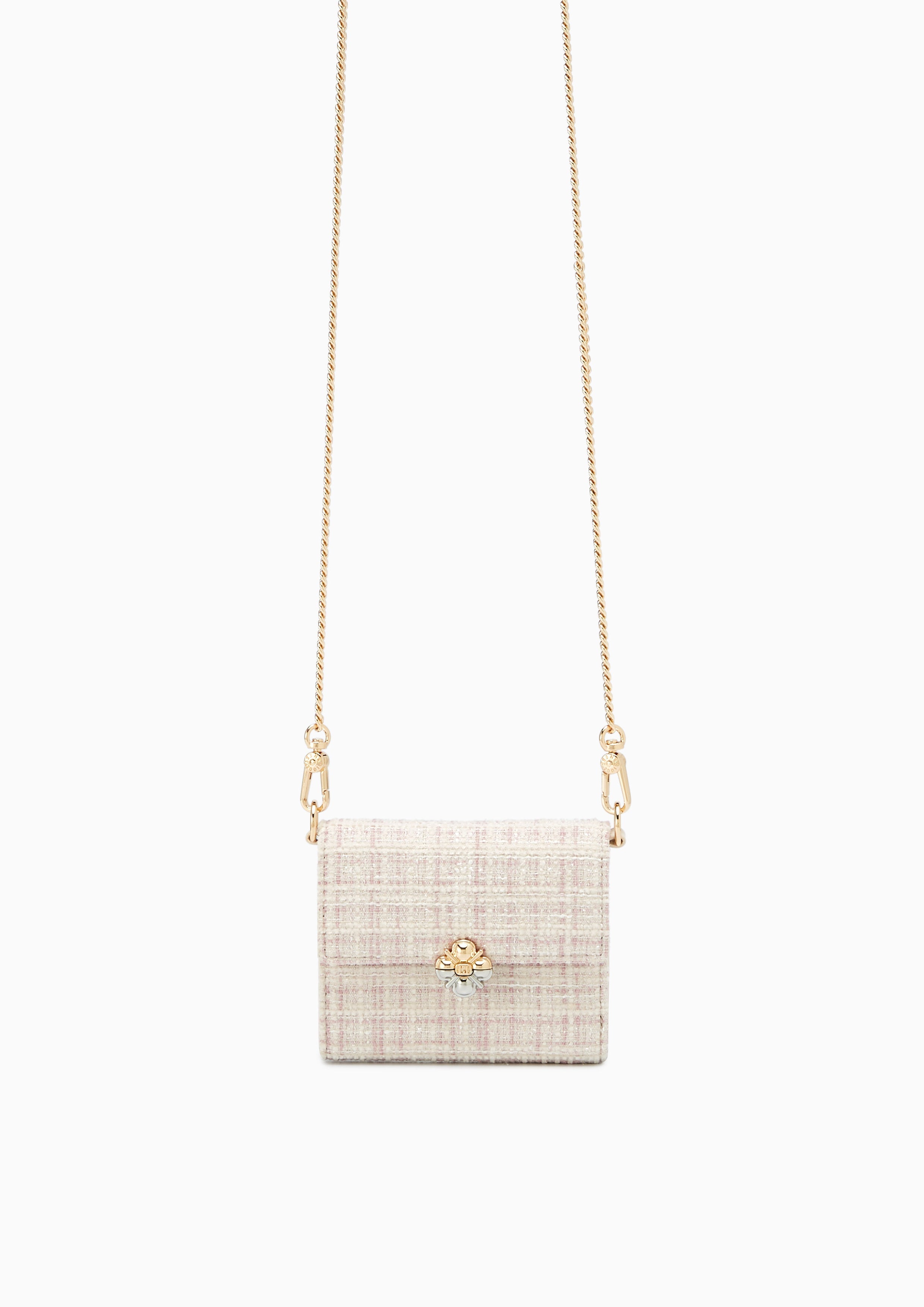 Essential Short Wallet On Chain Light Pink - Lyn TH