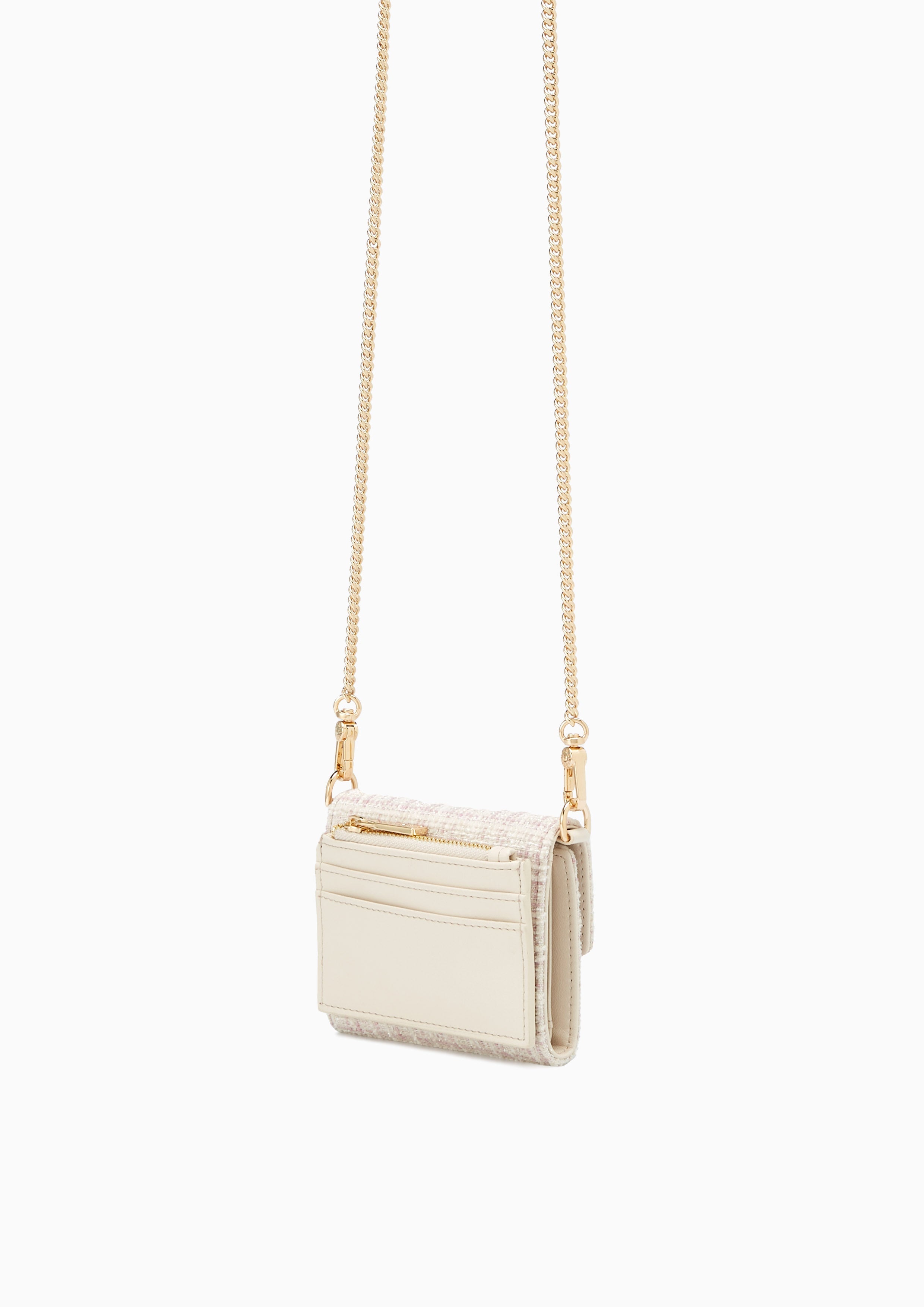 Essential Short Wallet On Chain Light Pink - Lyn TH