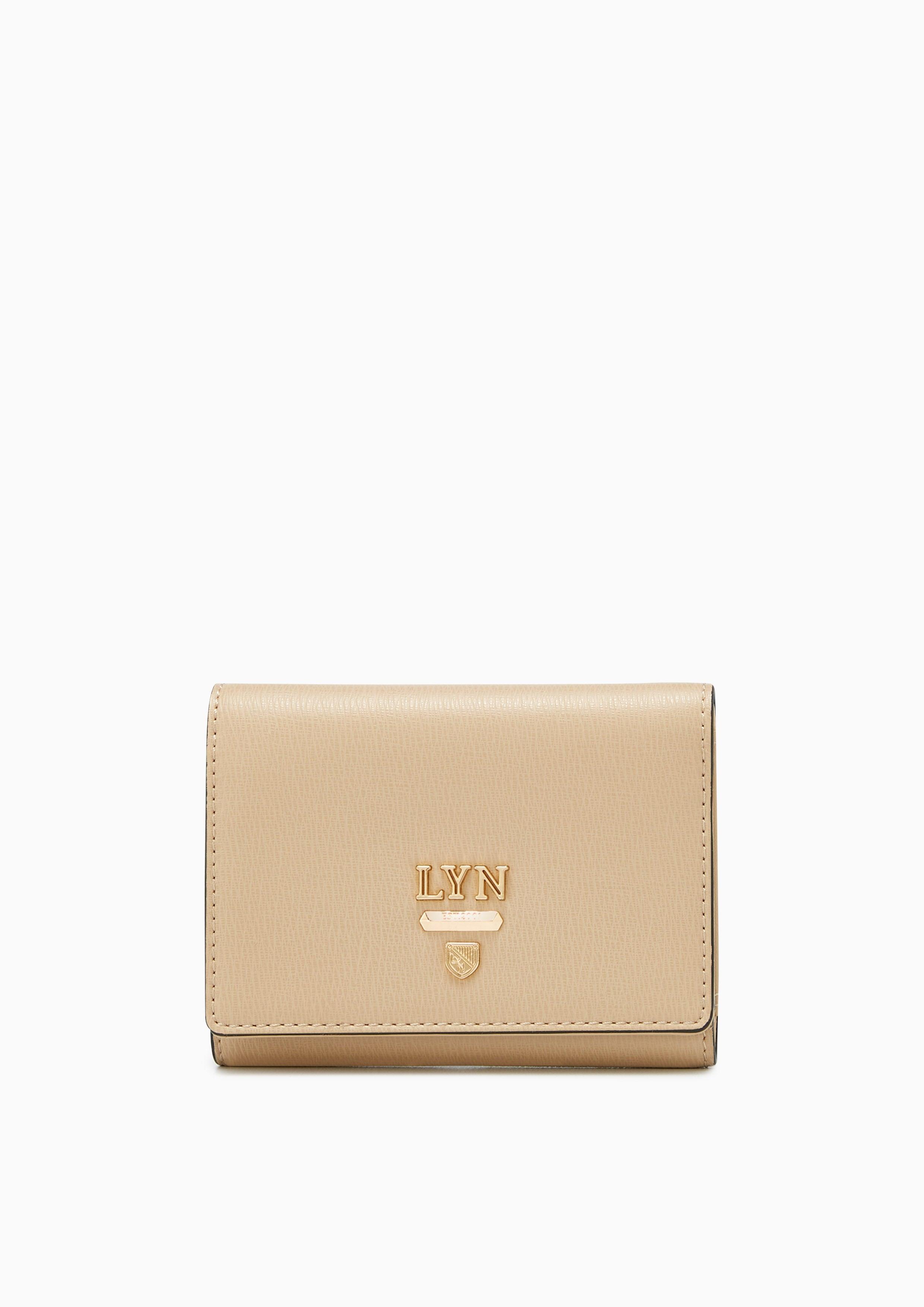 Essential Trifold Short Wallet Beige