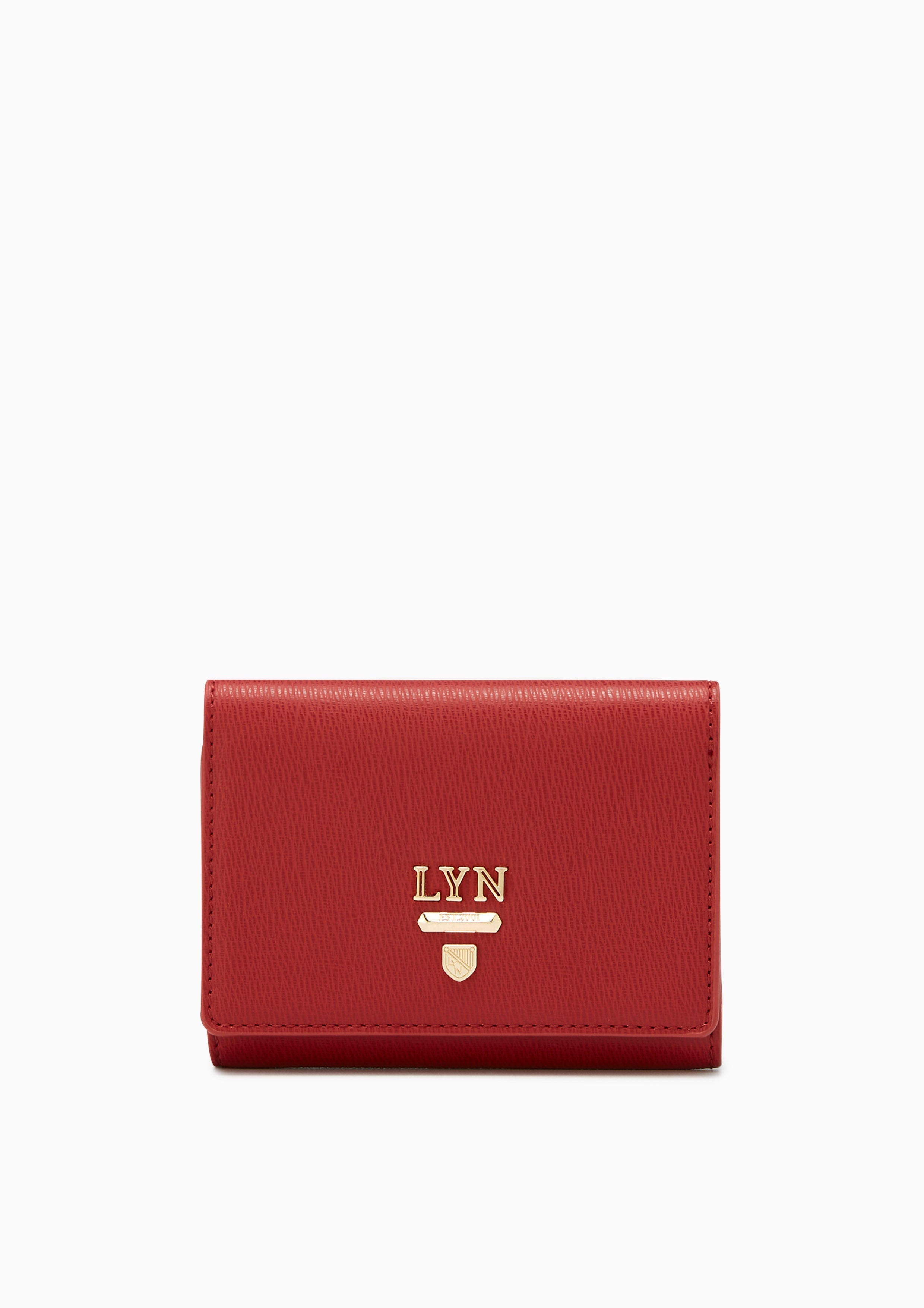 Essential Trifold Short Wallet Red