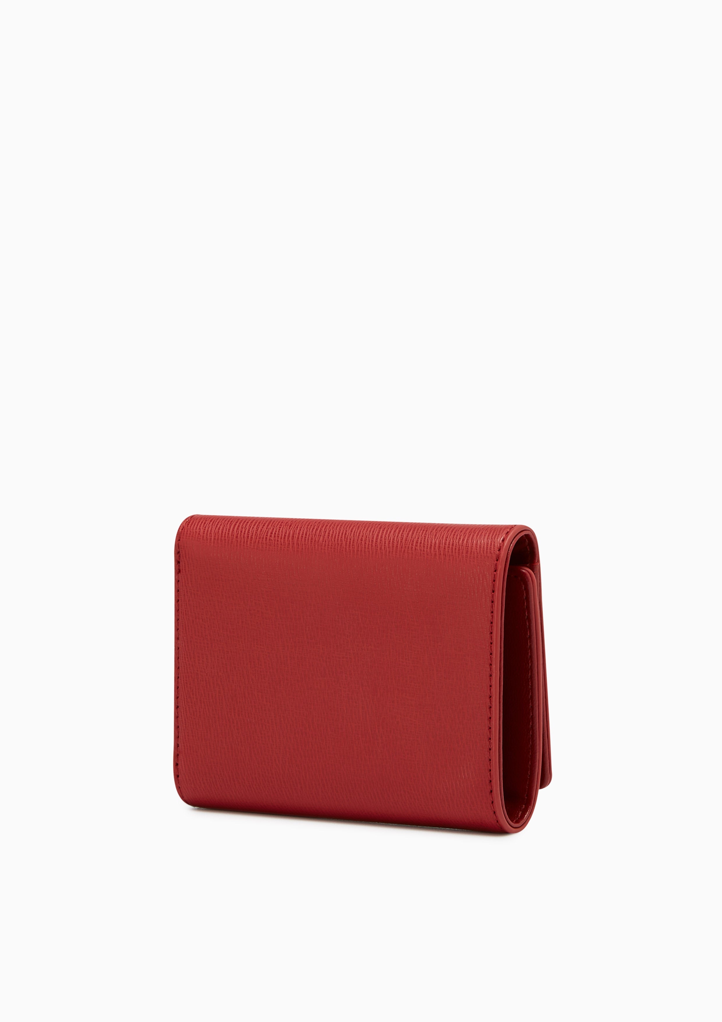 Essential Trifold Short Wallet Red