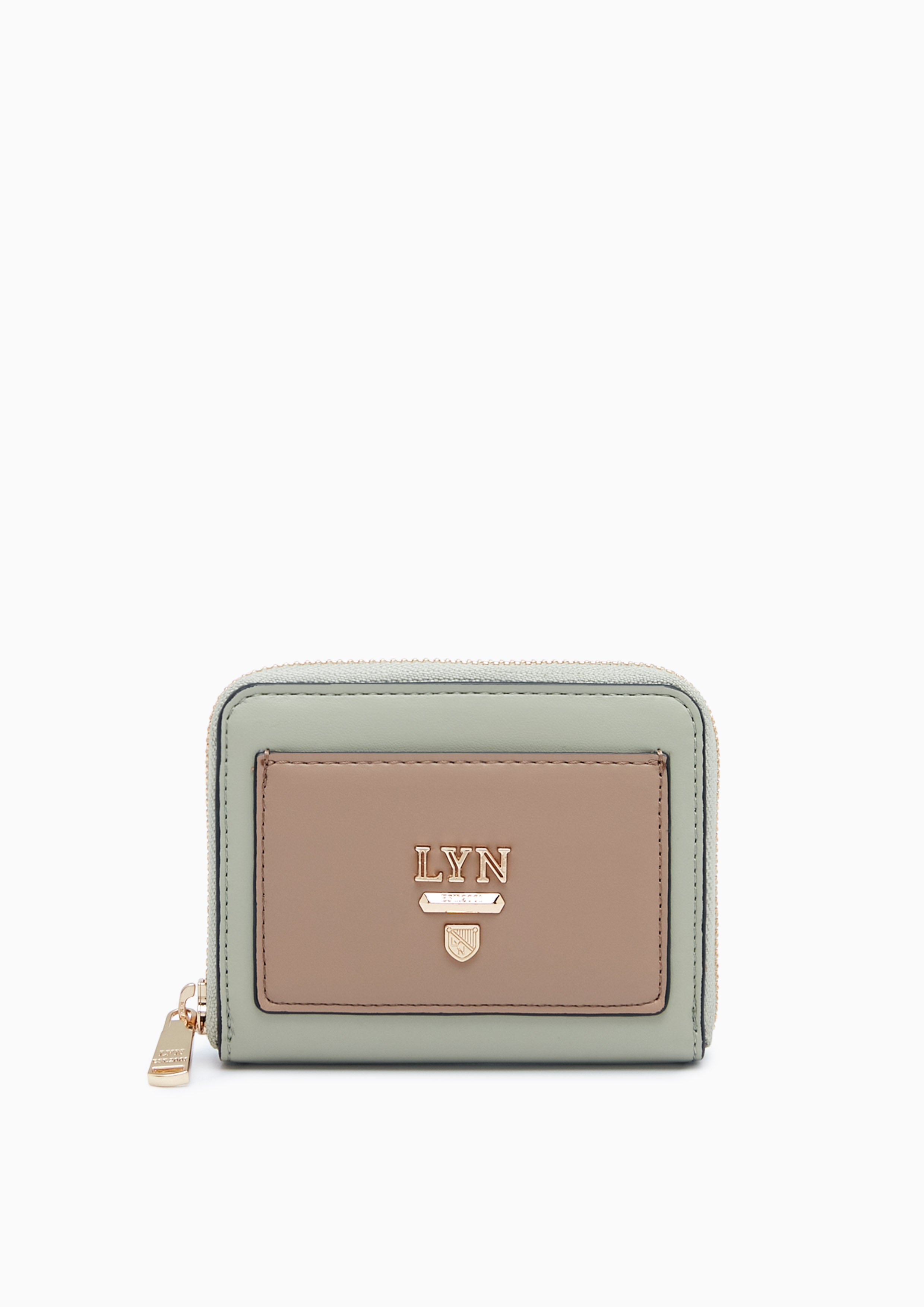 Essential Short Zip Wallet Green - Lyn TH