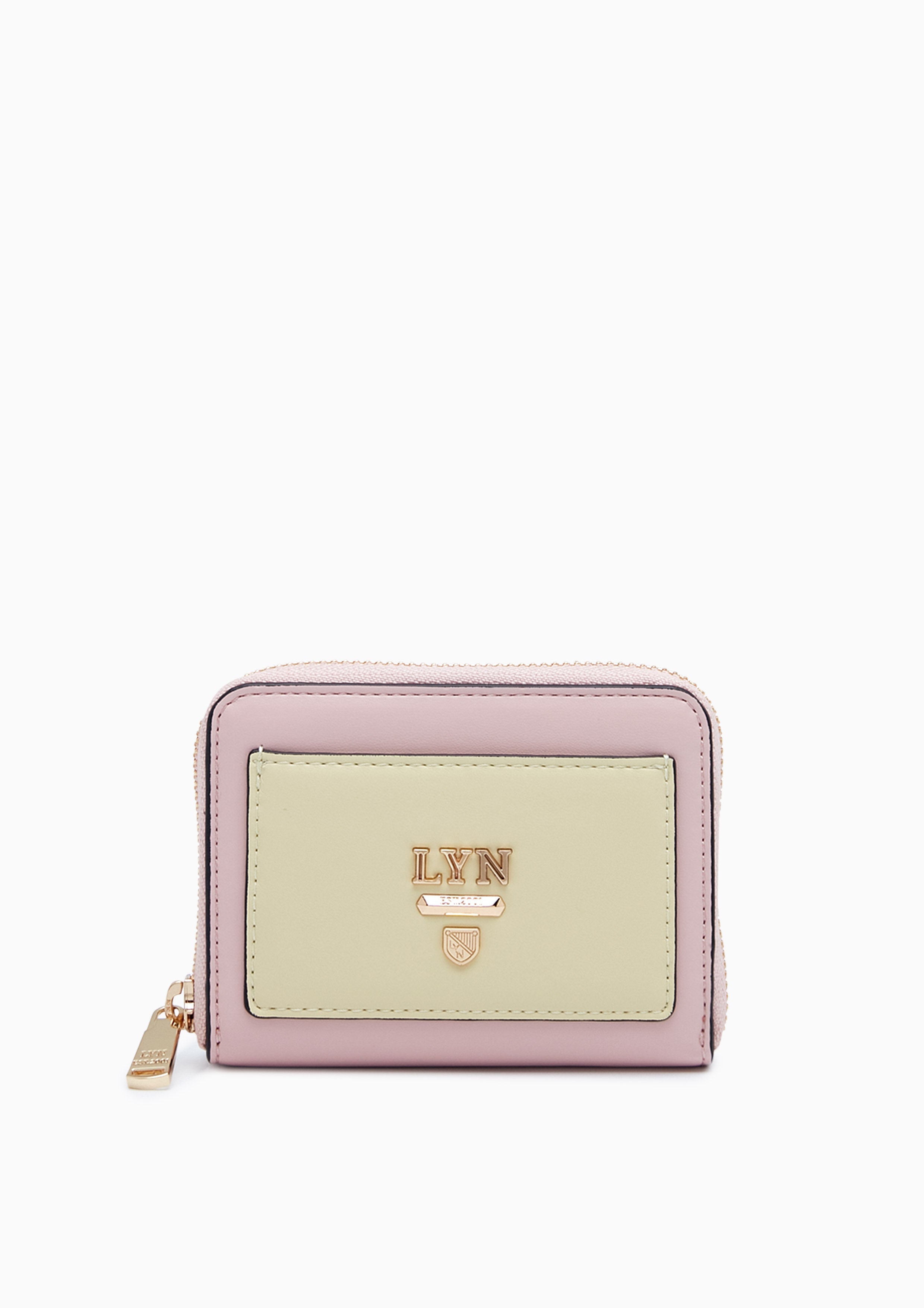 Essential Short Zip Wallet Pink - Lyn TH