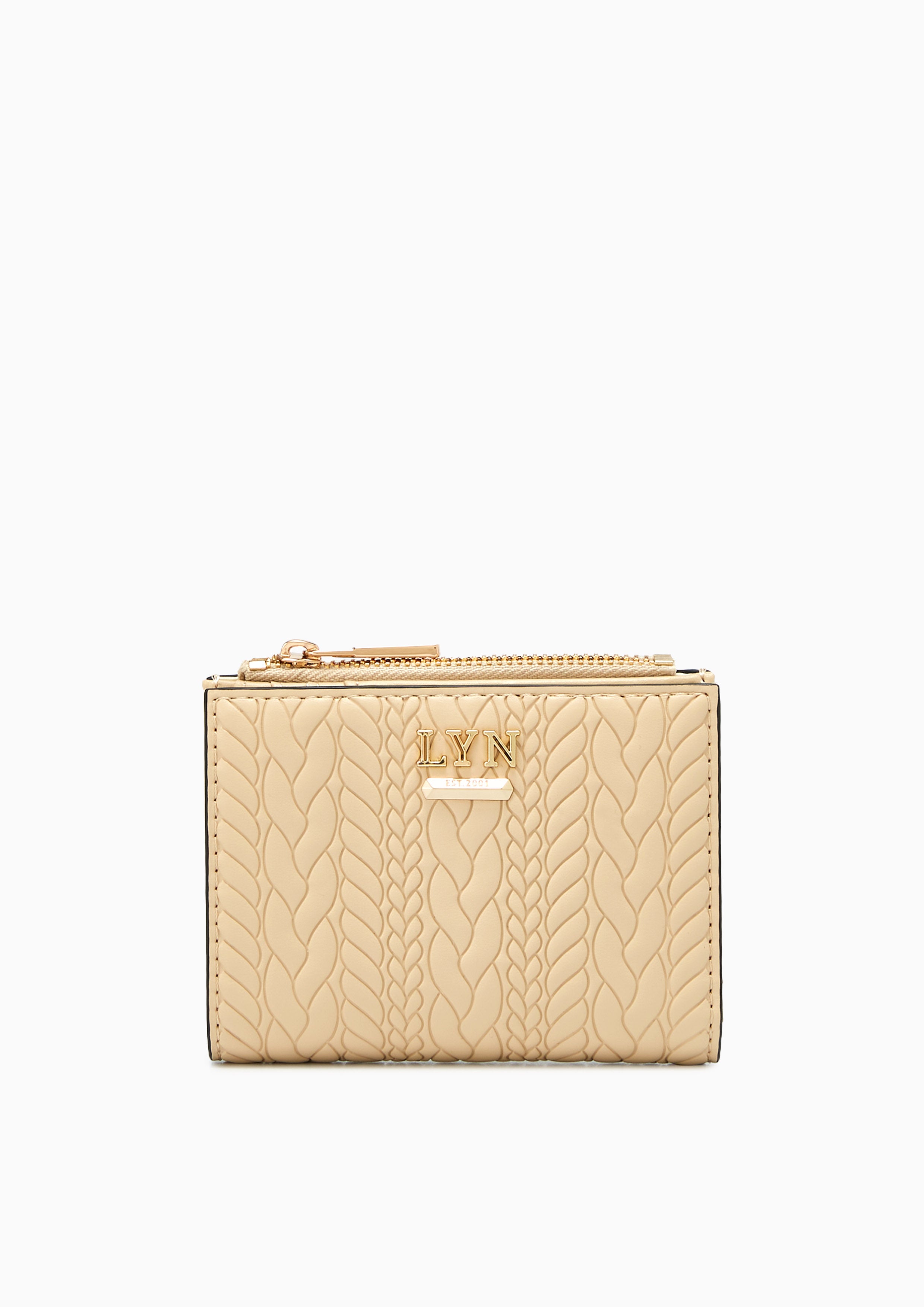 Winter Short Wallet Beige - Lyn TH