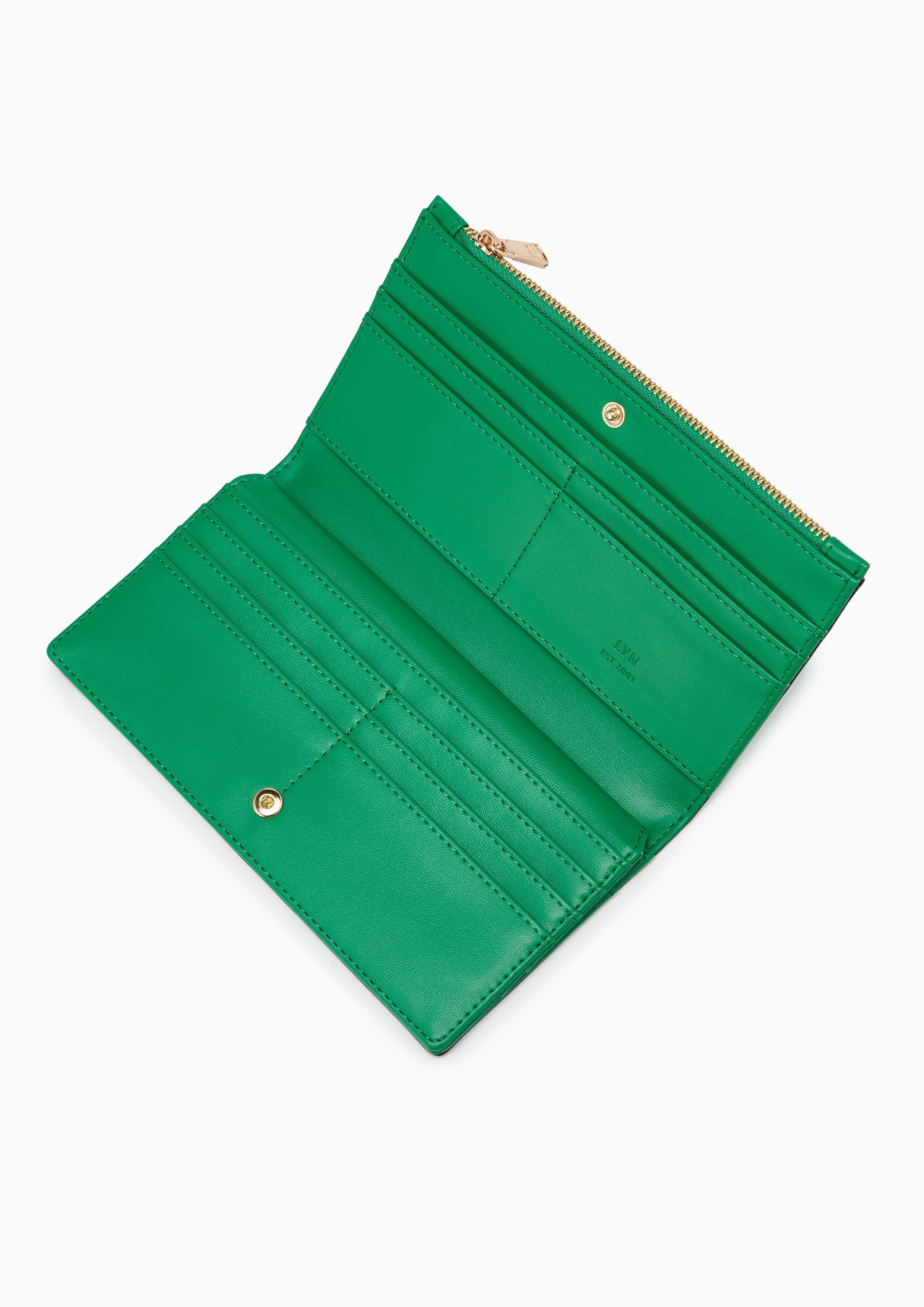 Snappy Long Wallet Green