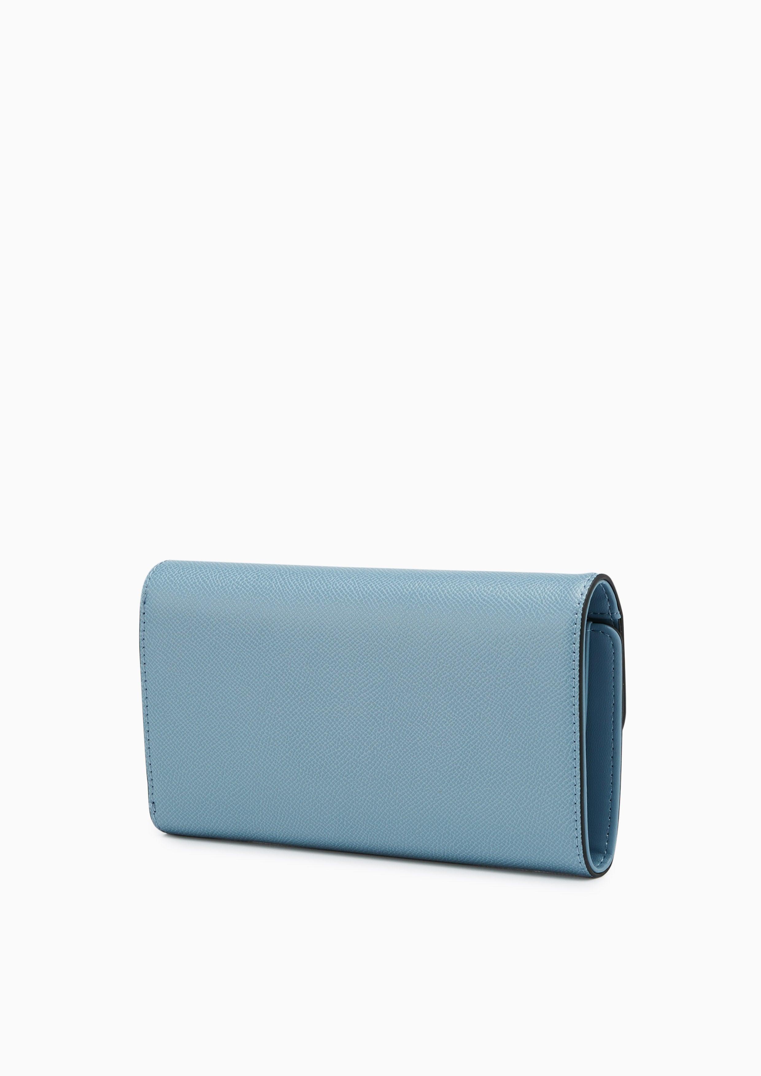 Snappy Fold Long Wallet Blue - Lyn TH