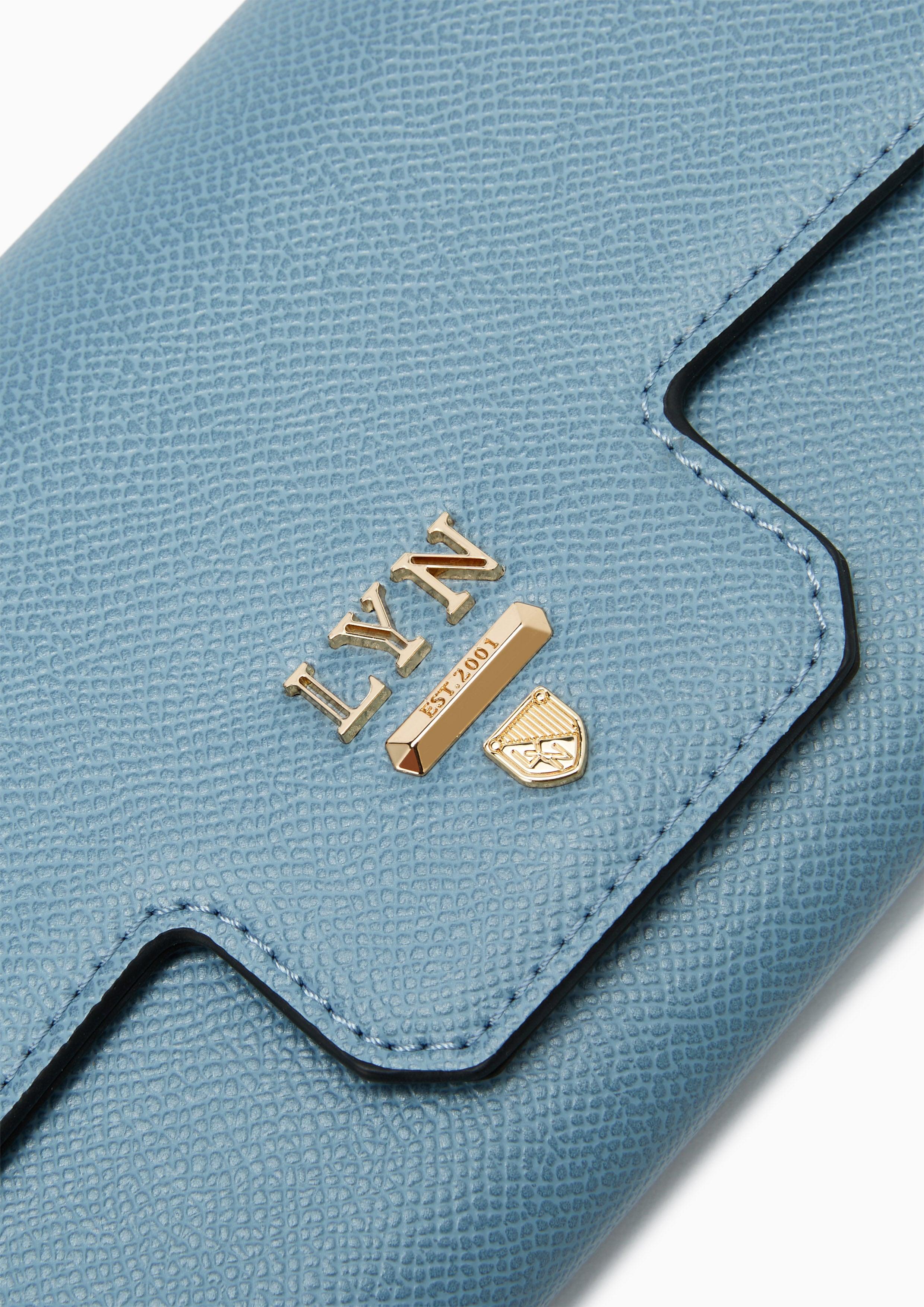 Snappy Fold Long Wallet Blue - Lyn TH