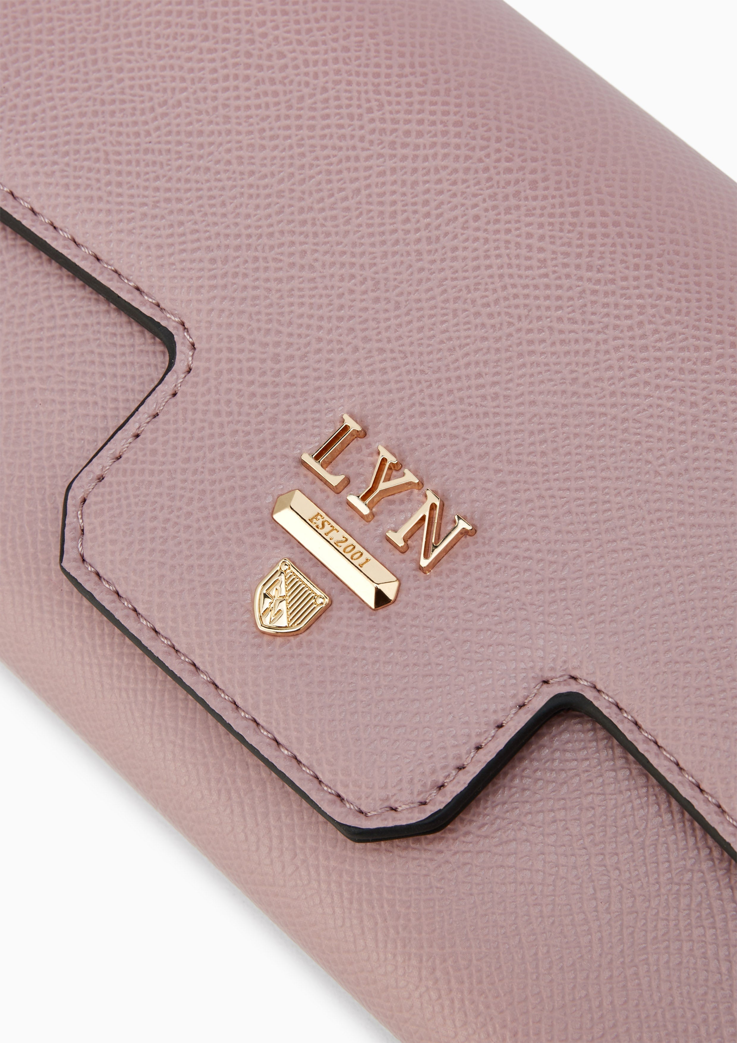 Snappy Fold Long Wallet Pink - Lyn TH