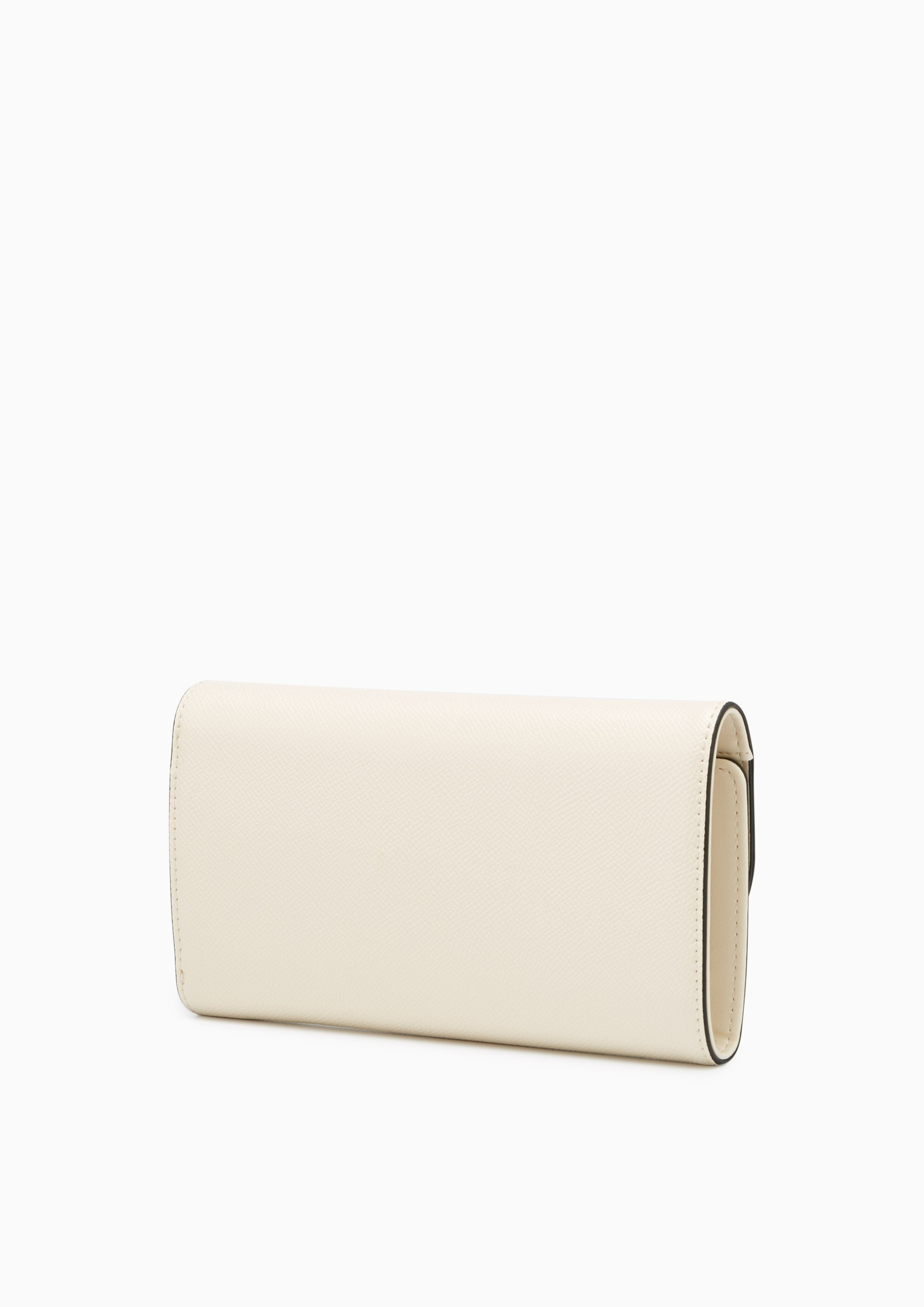 Snappy Fold Long Wallet Ivory - Lyn TH