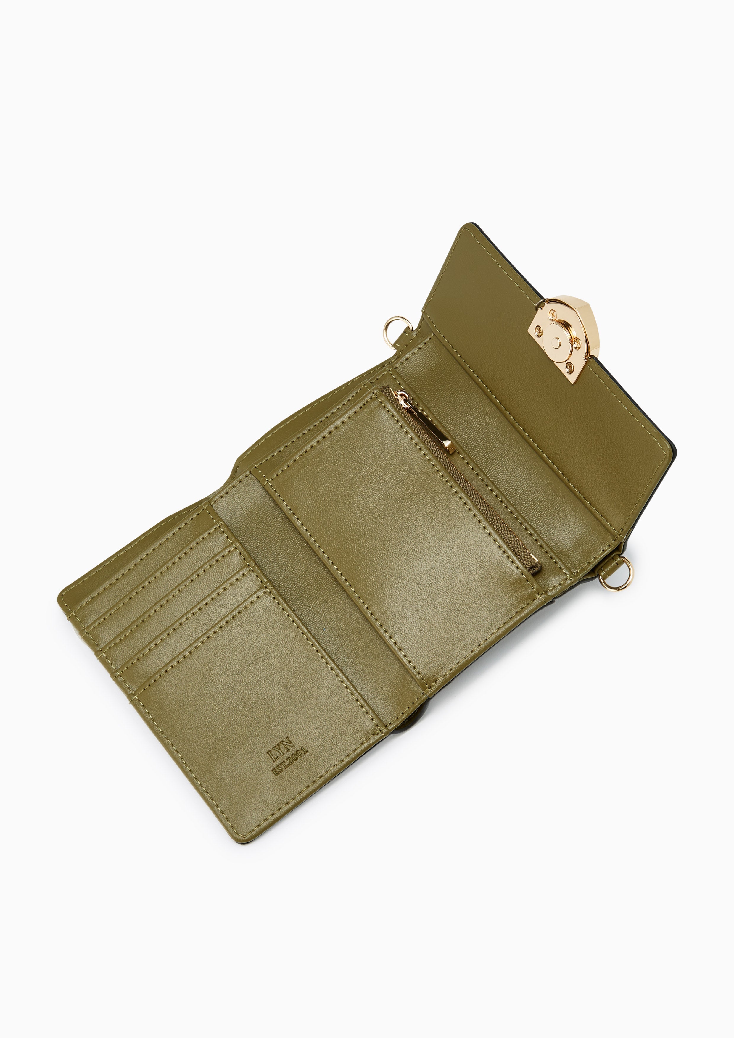 Athella Short Wallet Green - Lyn TH