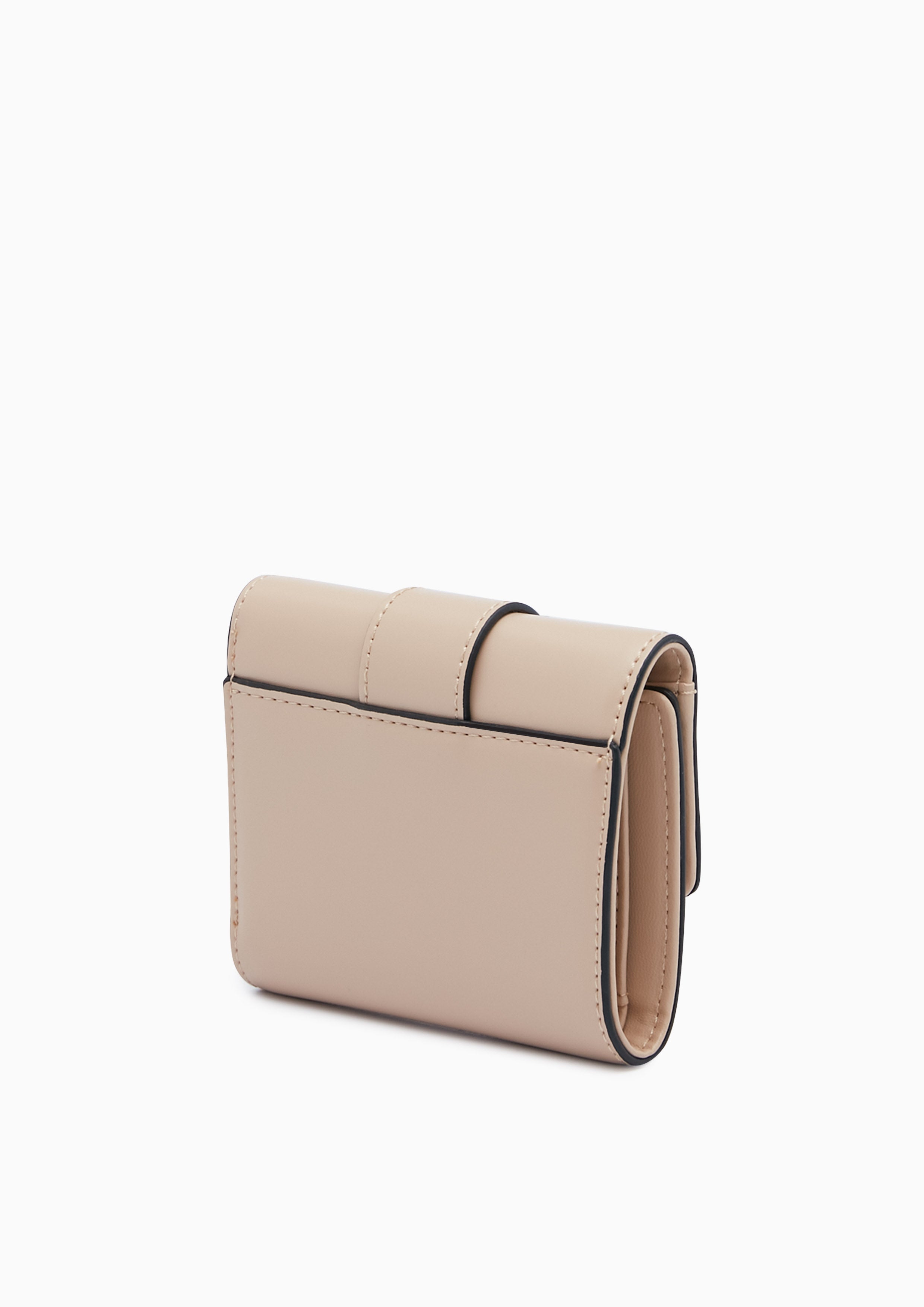 Athella Tri-Fold Short Wallet Beige - Lyn TH