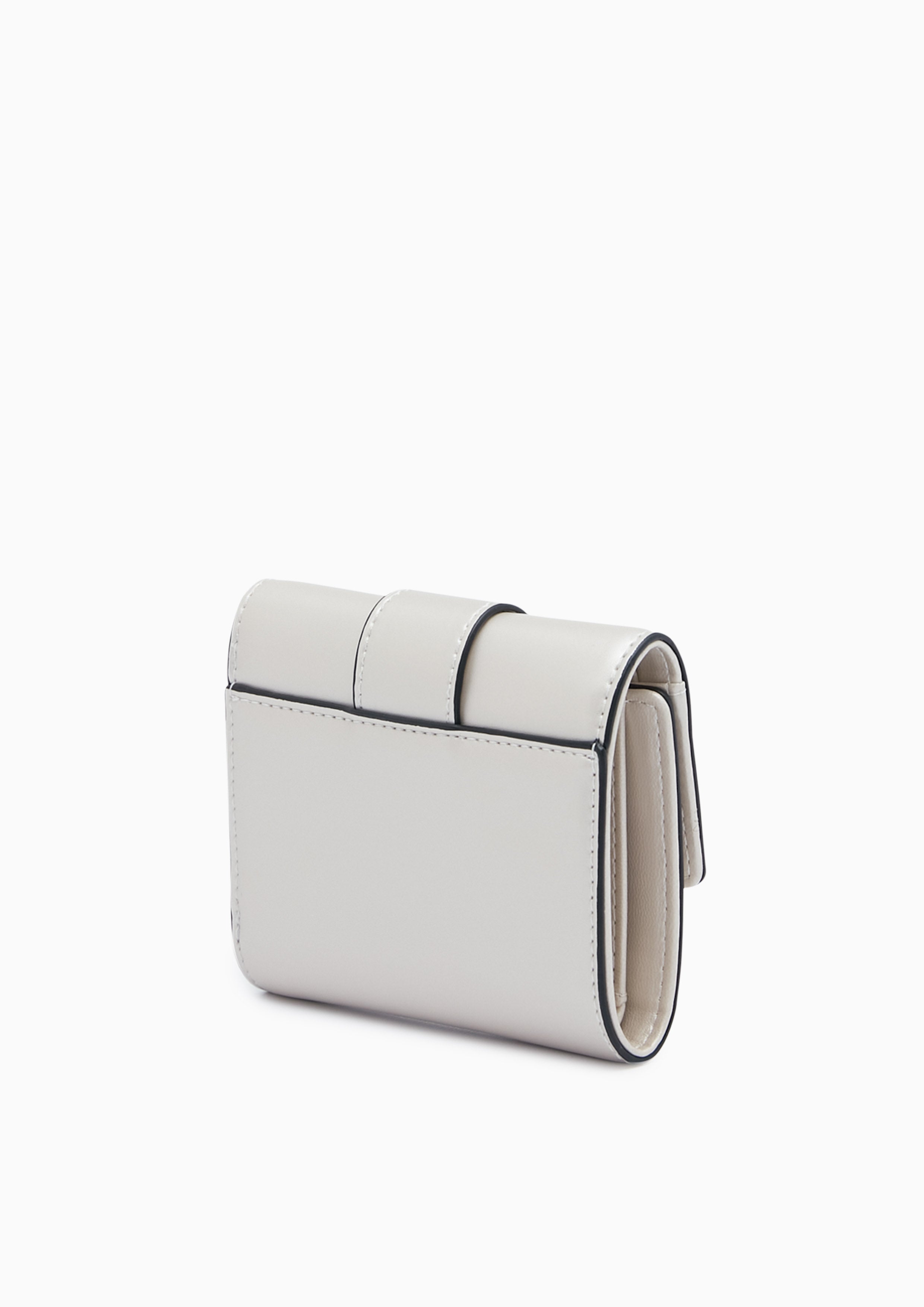 Athella Tri-Fold Short Wallet White - Lyn TH