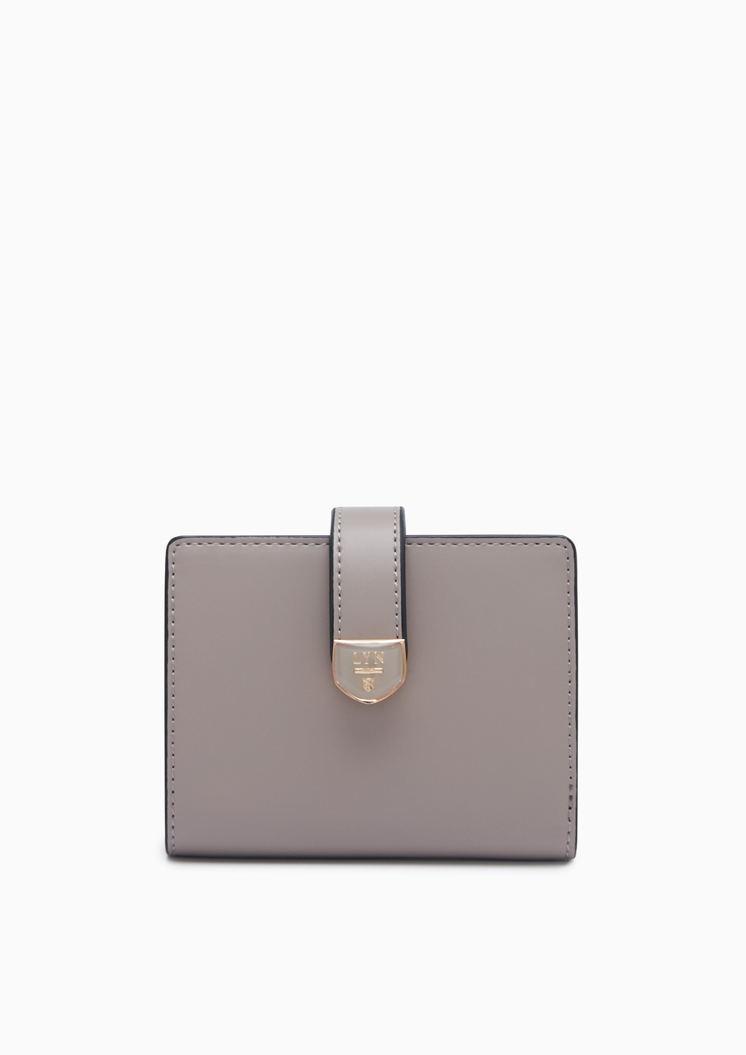 Athella Bi-Fold Short Wallet Taupe - Lyn TH