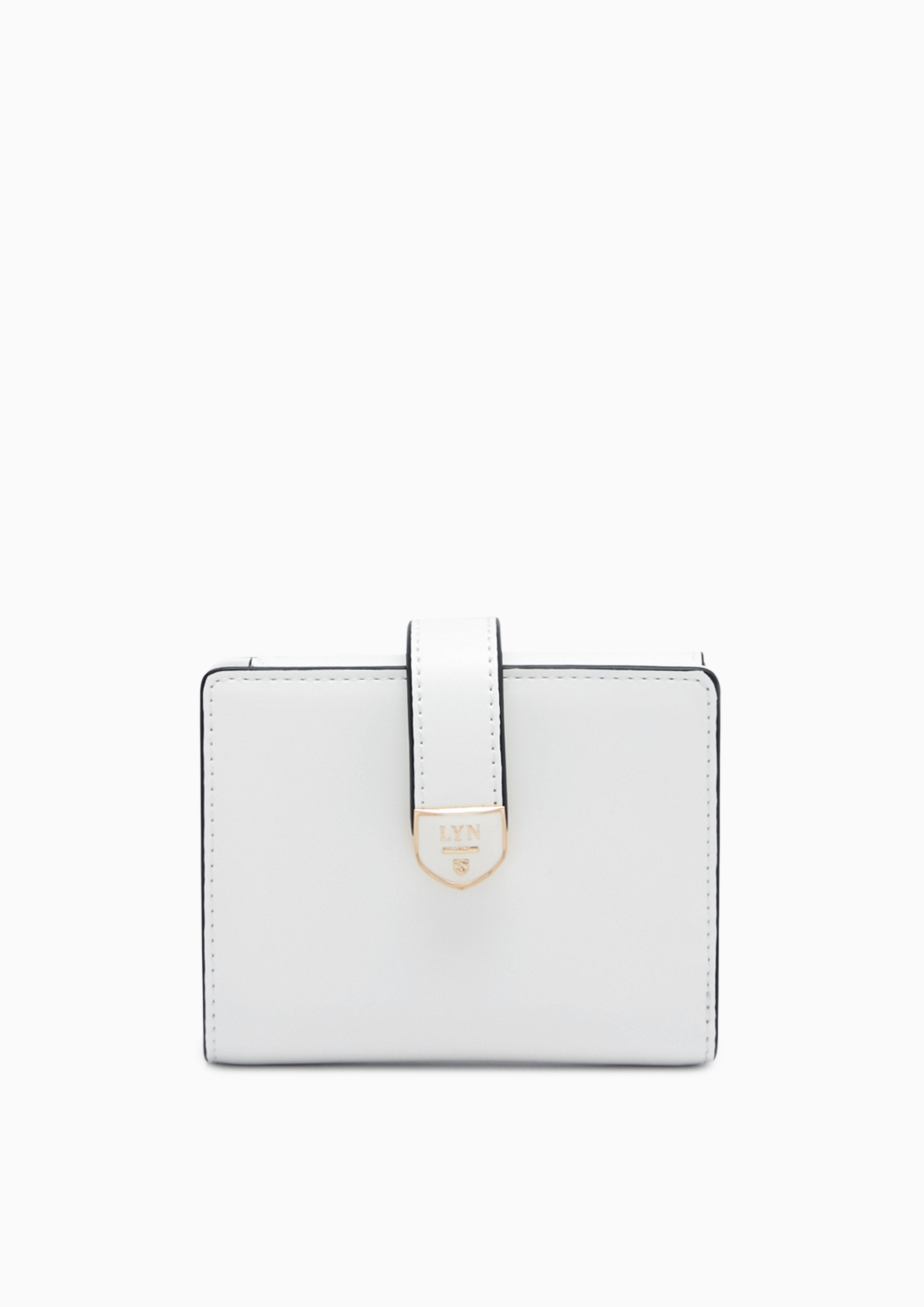 Athella Bi-Fold Short Wallet White - Lyn TH