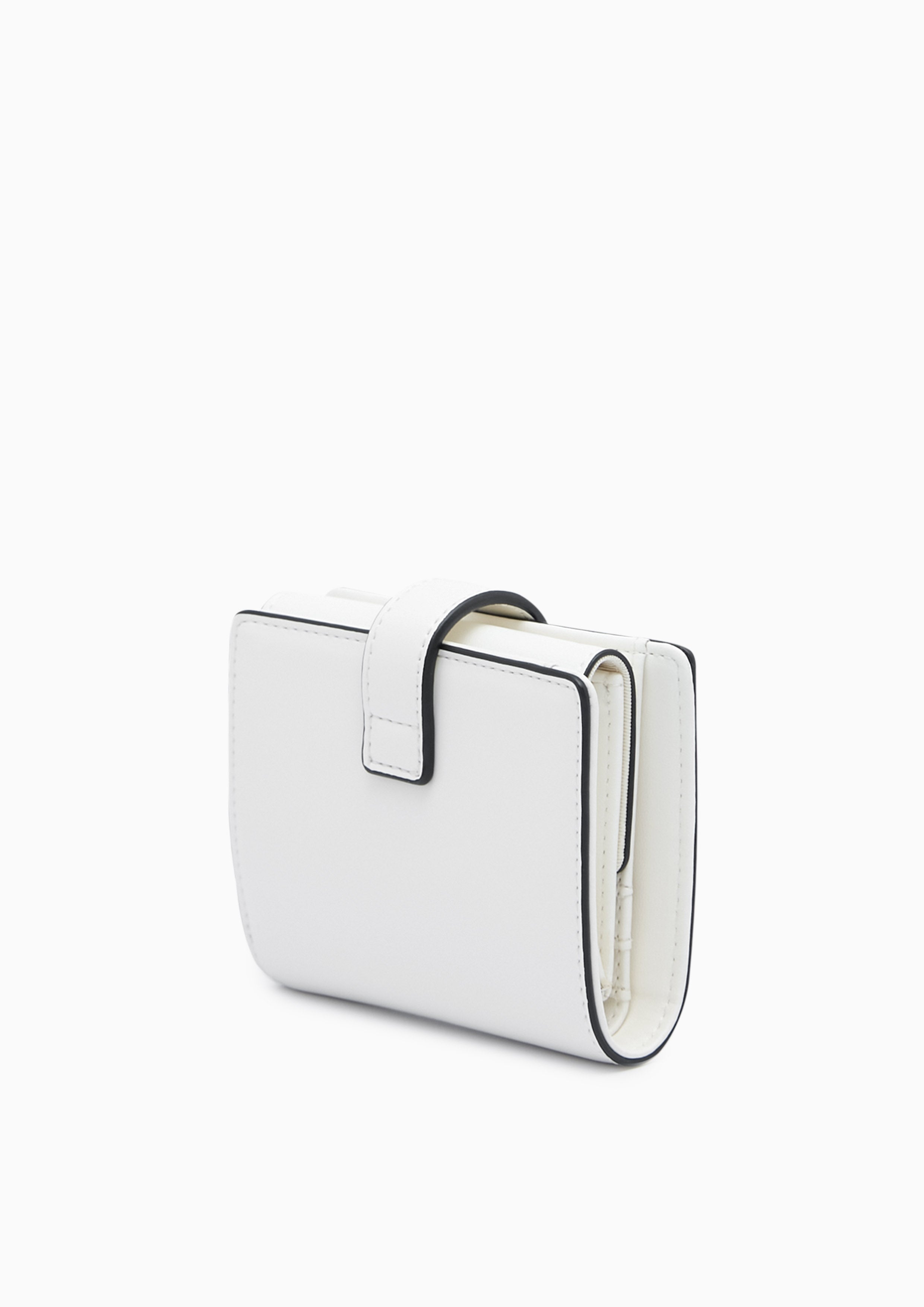 Athella Bi-Fold Short Wallet White - Lyn TH