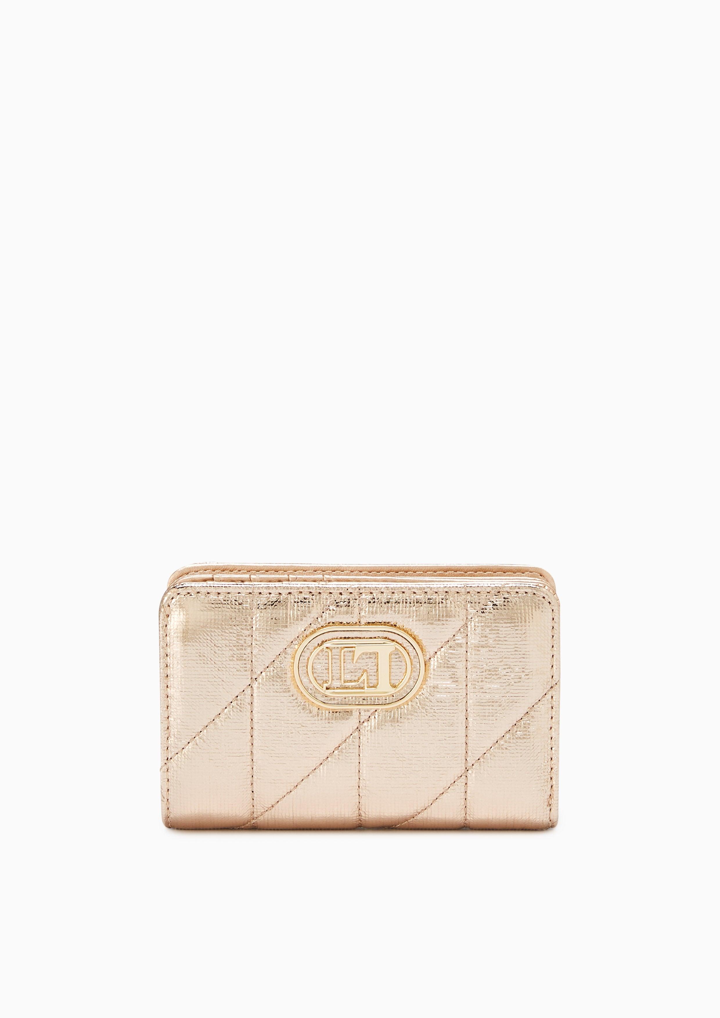 Diana Glitz Short Wallet Gold