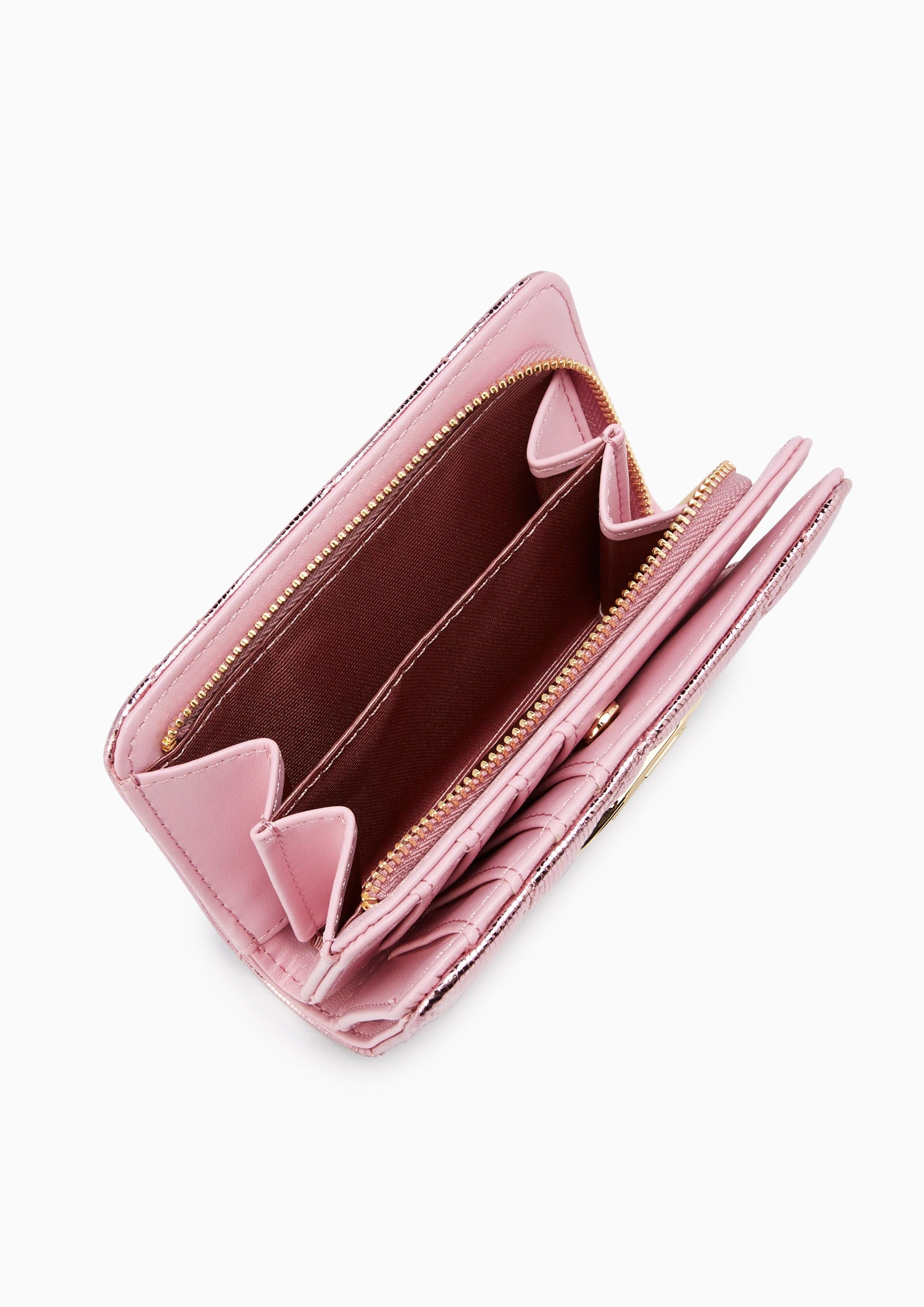 Diana Glitz Short Wallet Pink