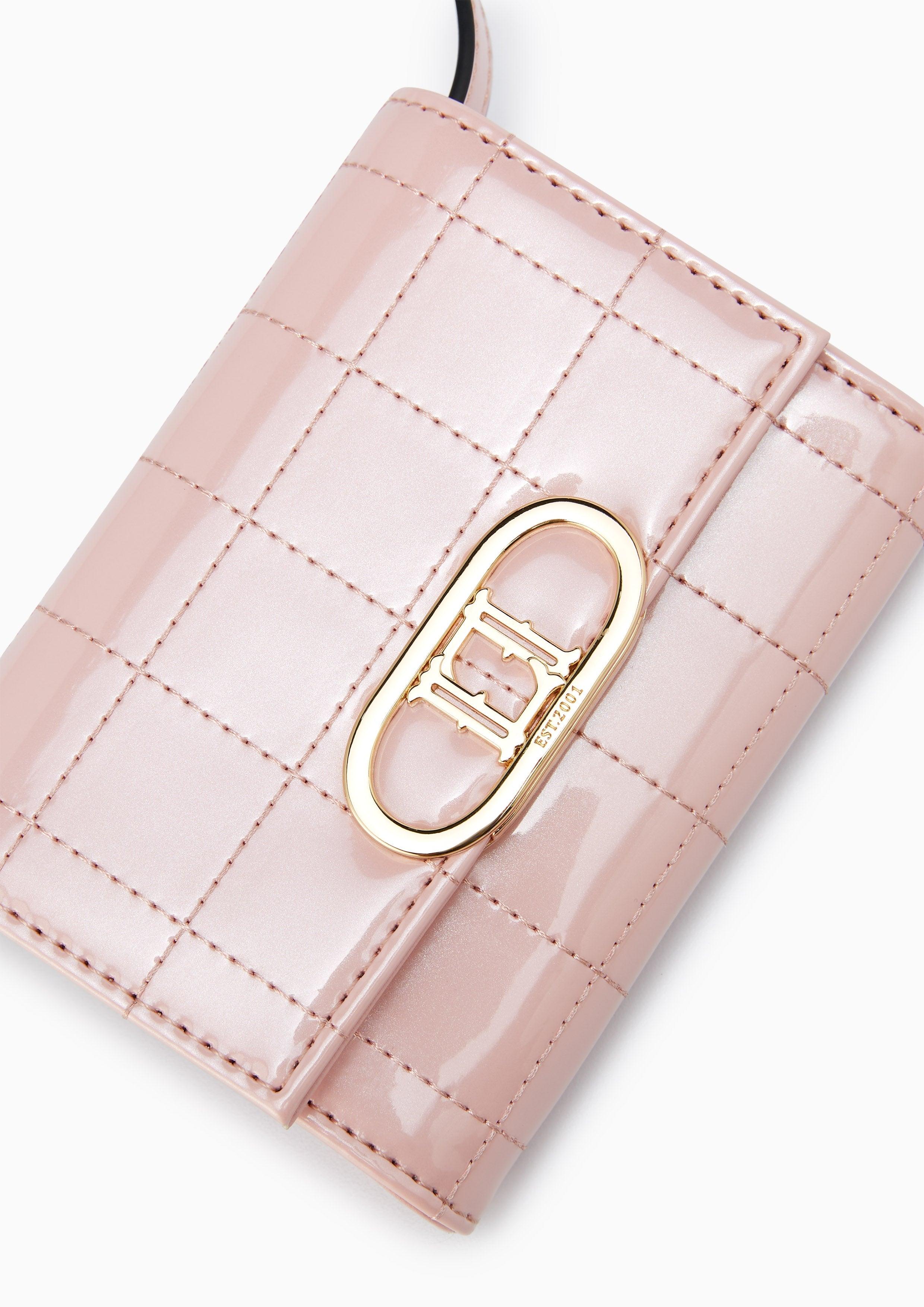 Fabien Short Wallet On Chain Light Pink