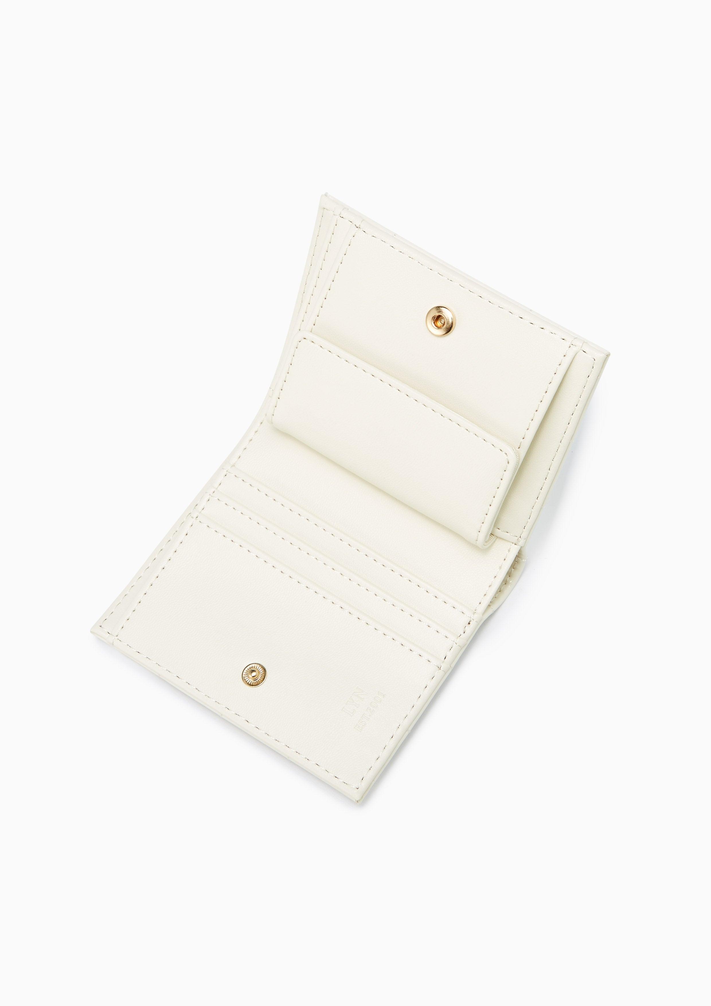 Fabien Short Wallet Ivory