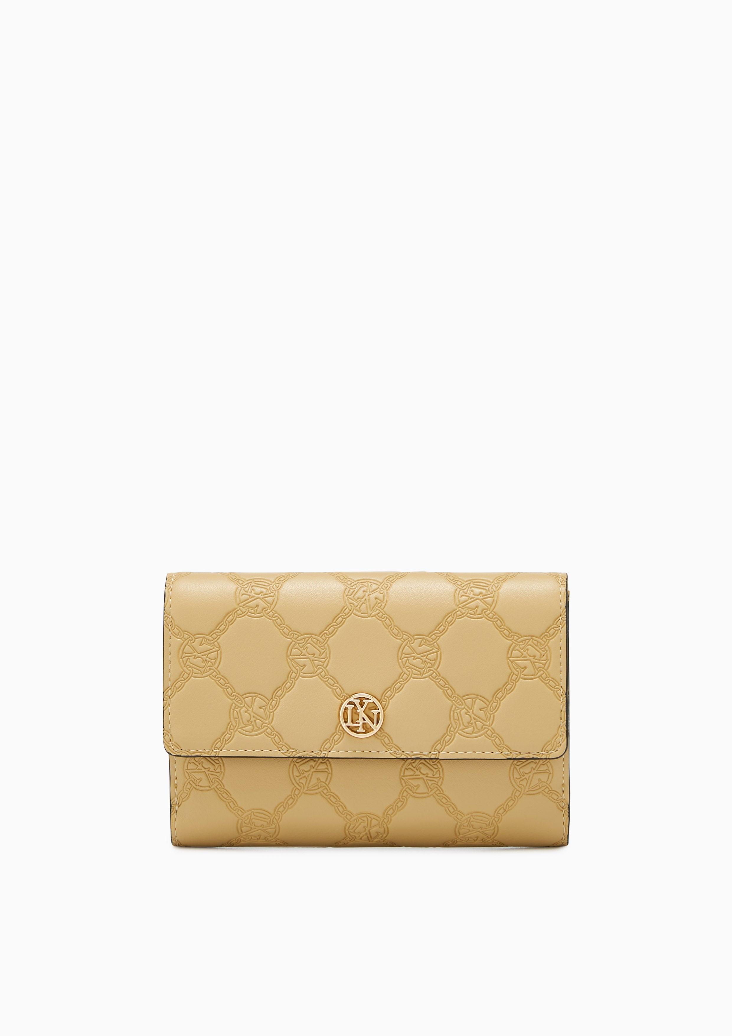 Tyla Semi Long Wallet Beige