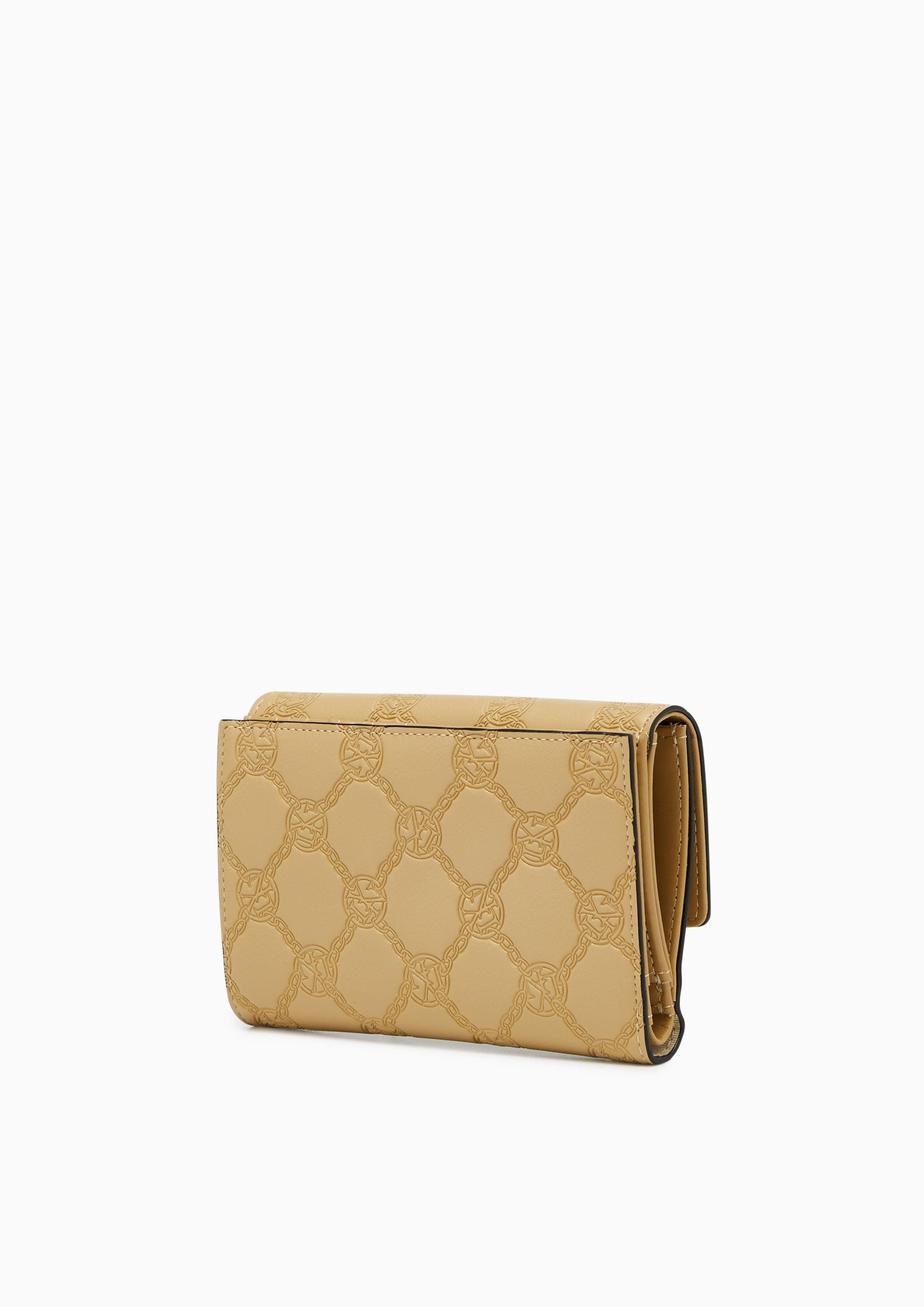 Tyla Semi Long Wallet Beige