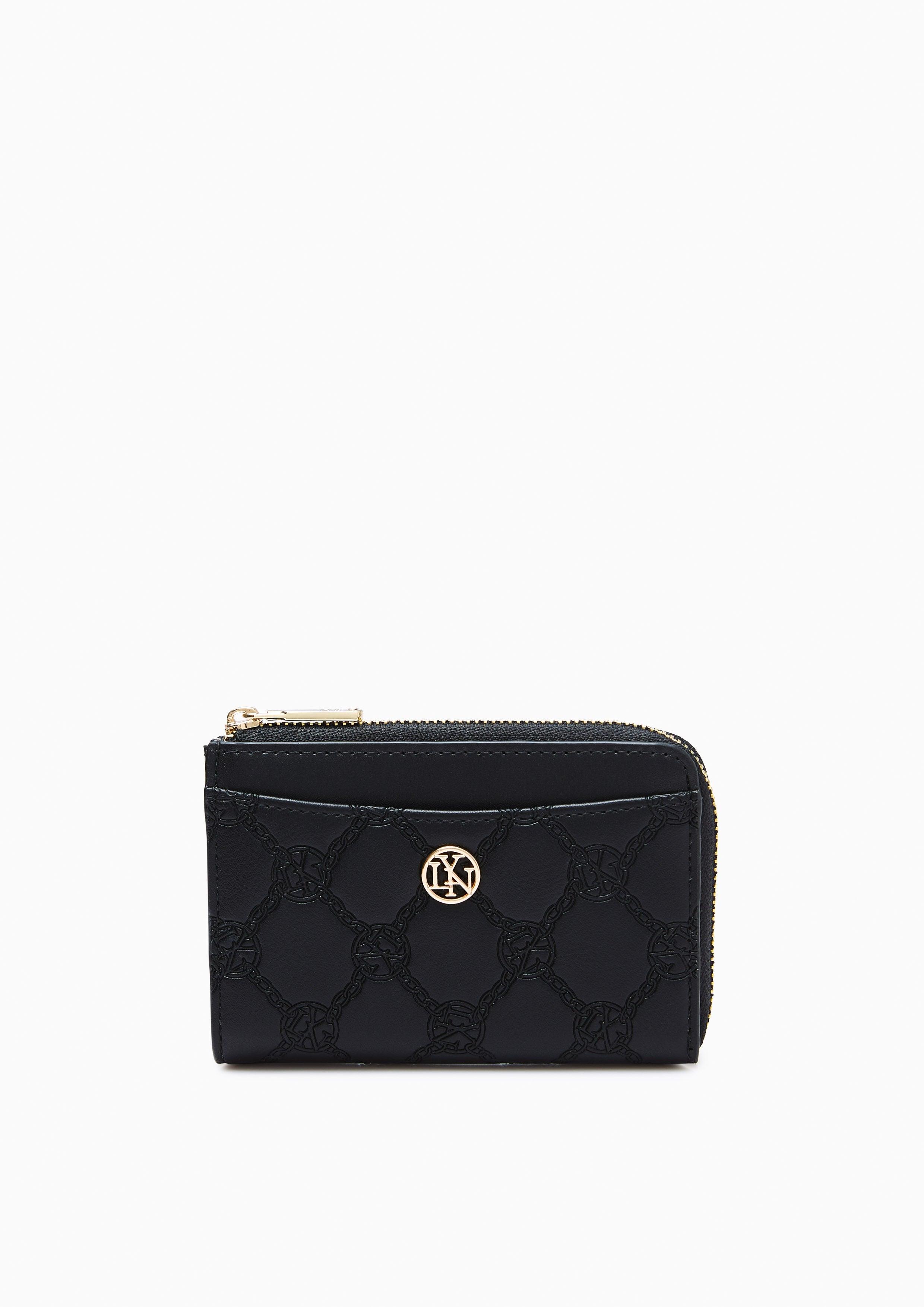 Tyla Zipped Card Holder Black