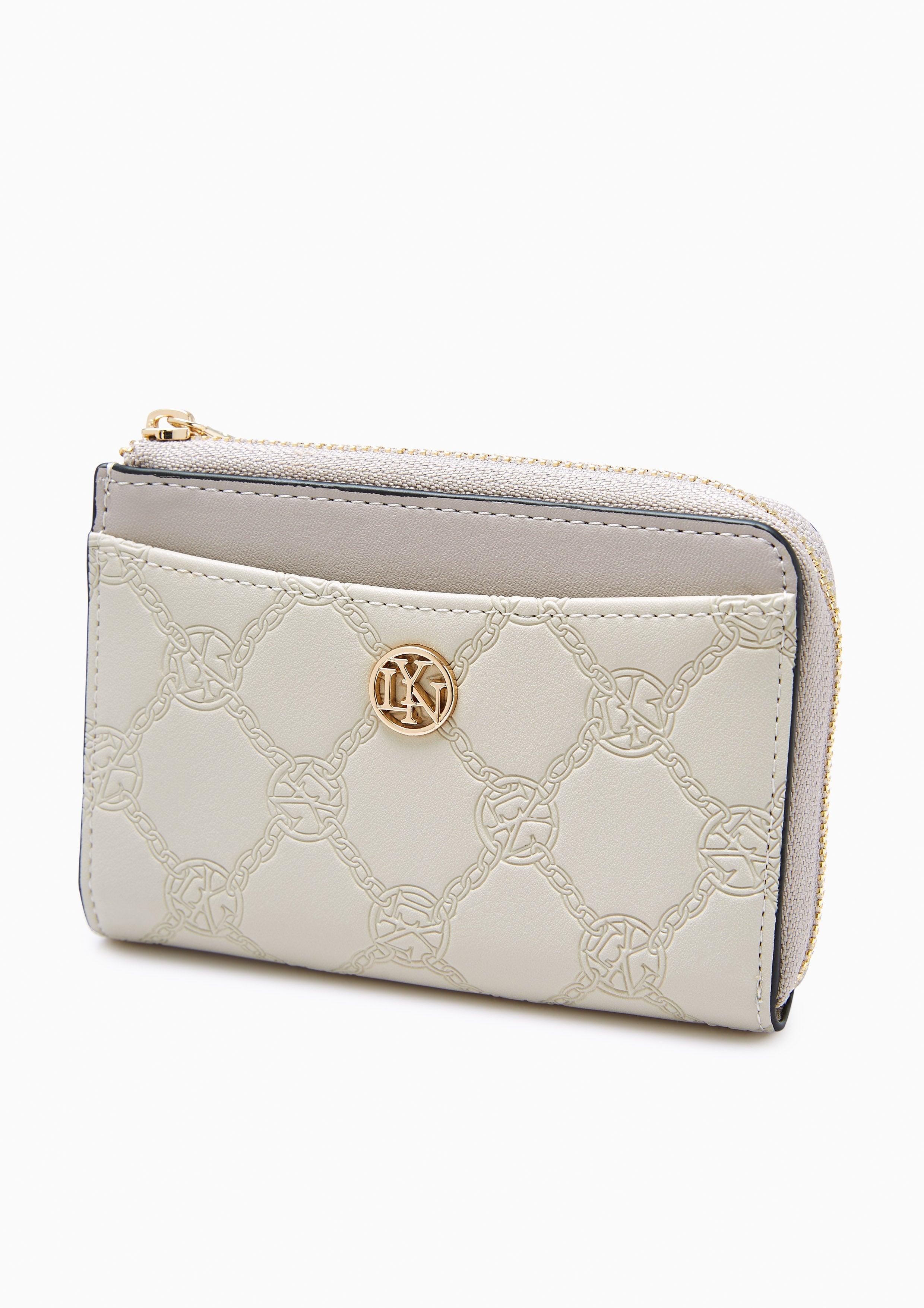 Tyla Zipped Card Holder Taupe