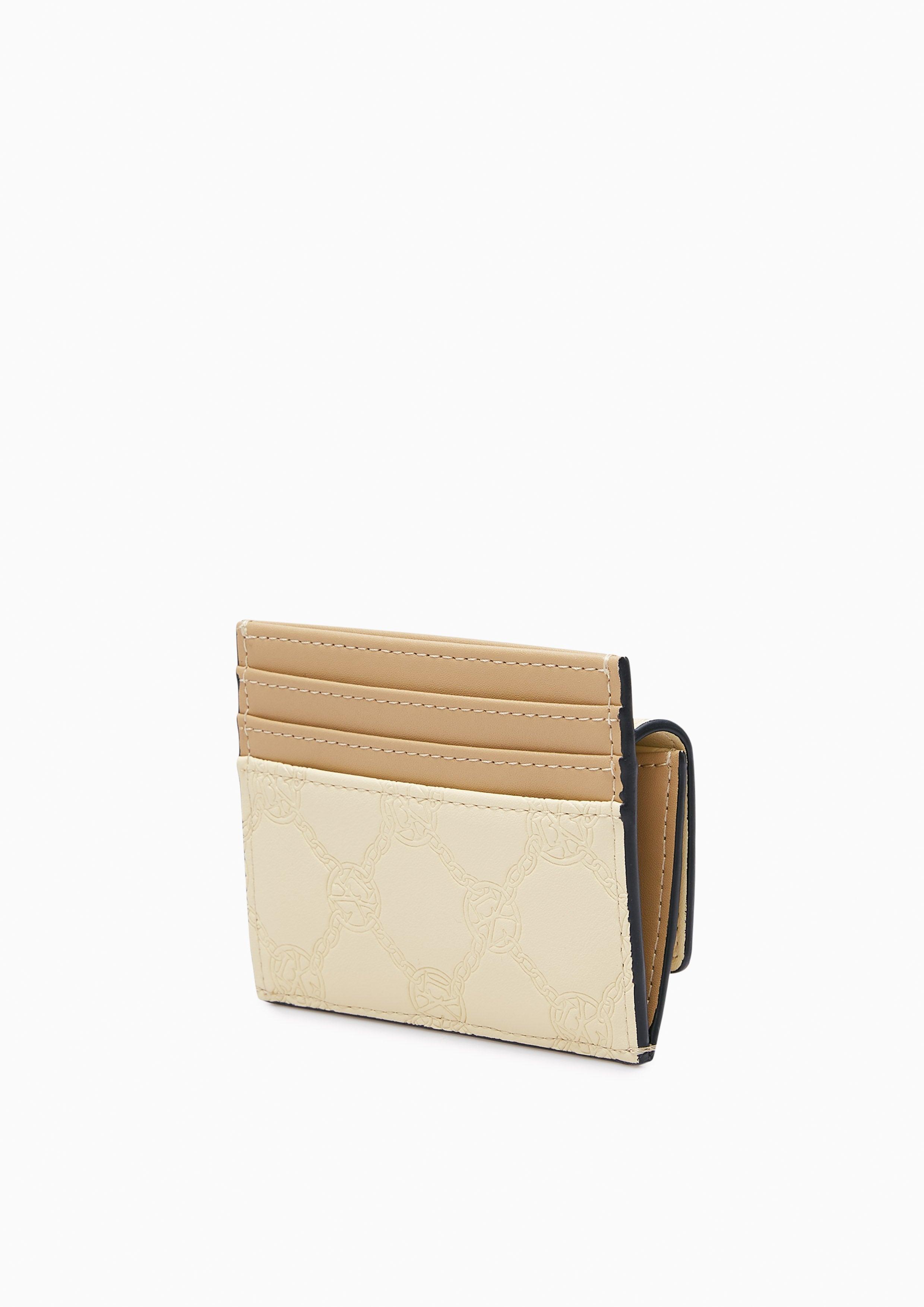 Tyla Zipped Card Holder Pouch Beige