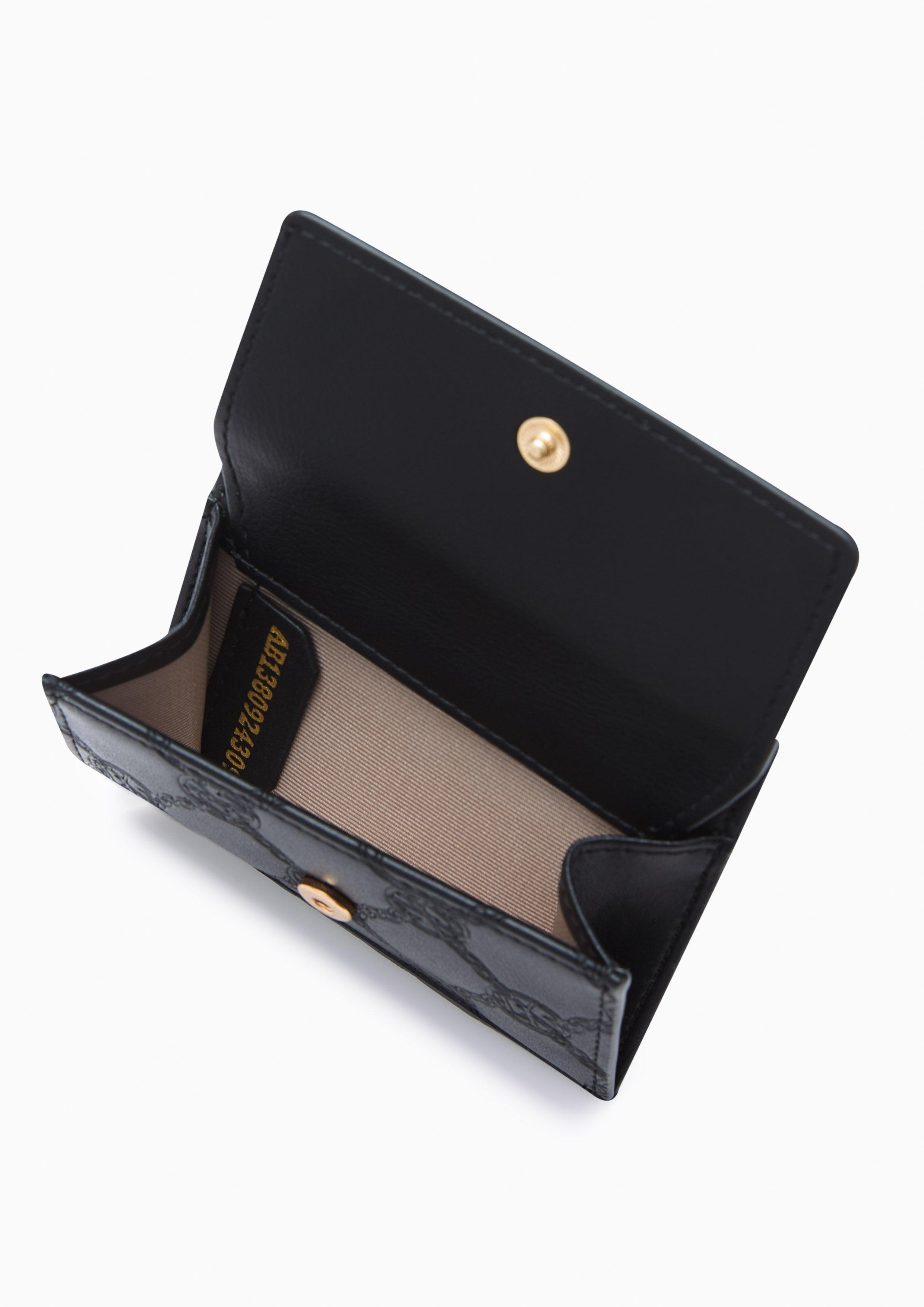 Tyla Zipped Card Holder Pouch Black