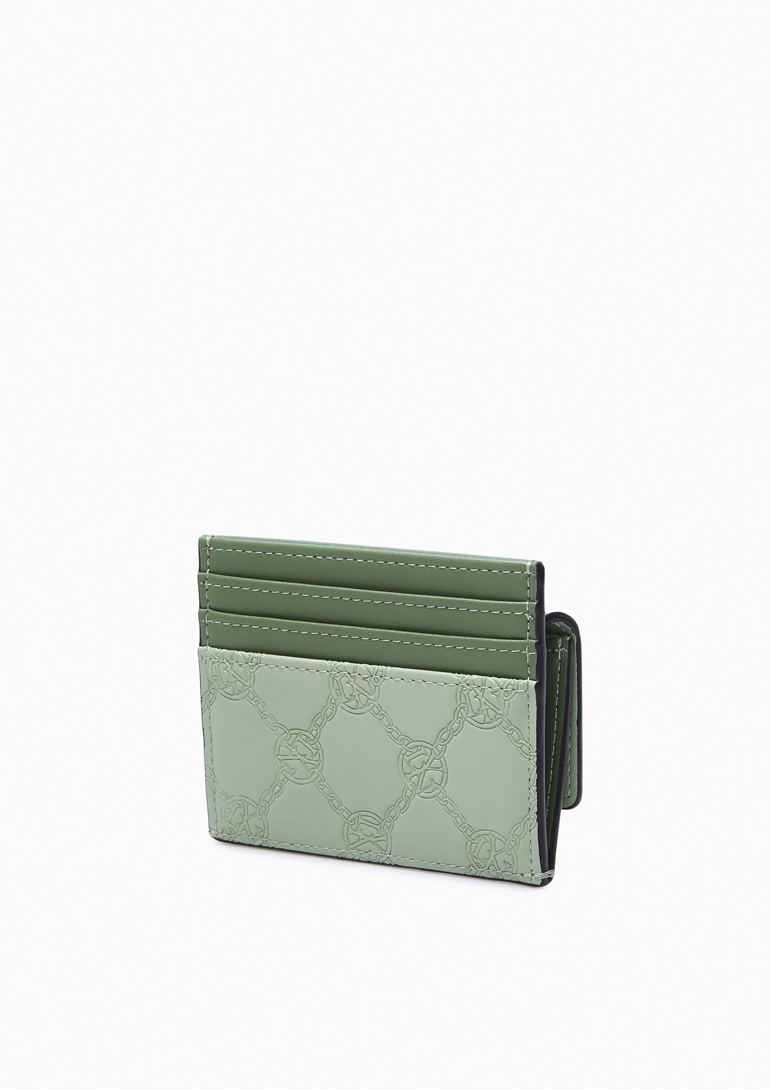 Tyla Zipped Card Holder Pouch Light Green