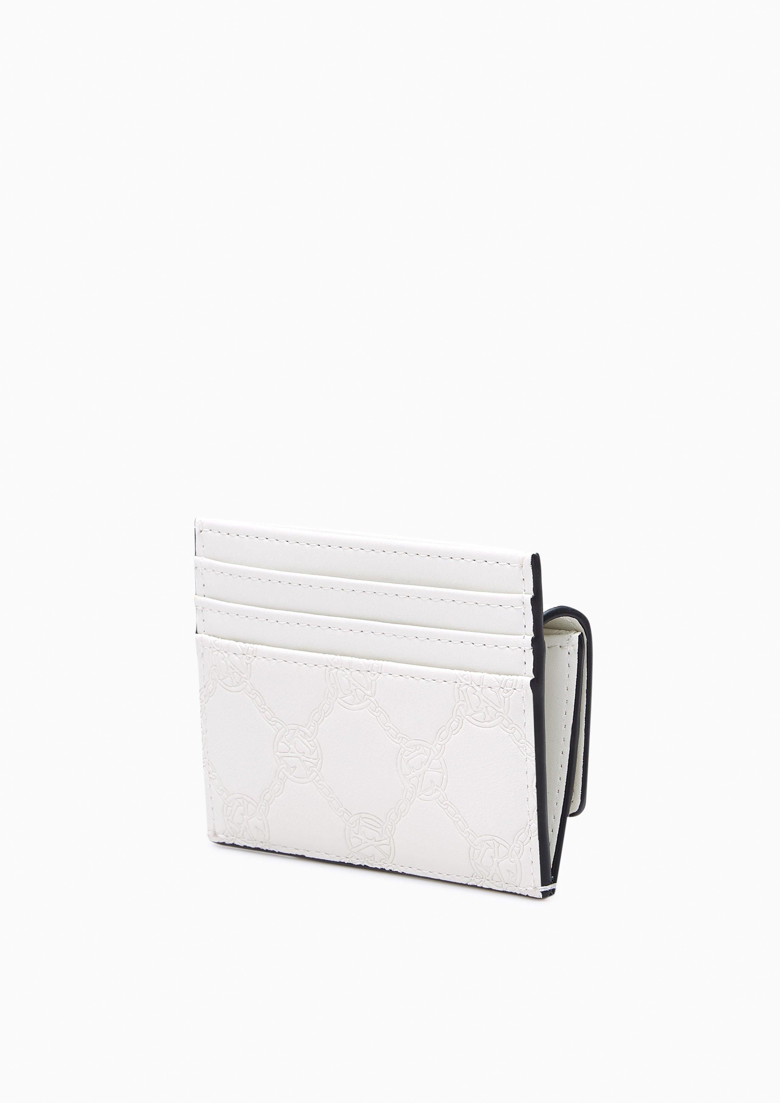 Tyla Zipped Card Holder Pouch White