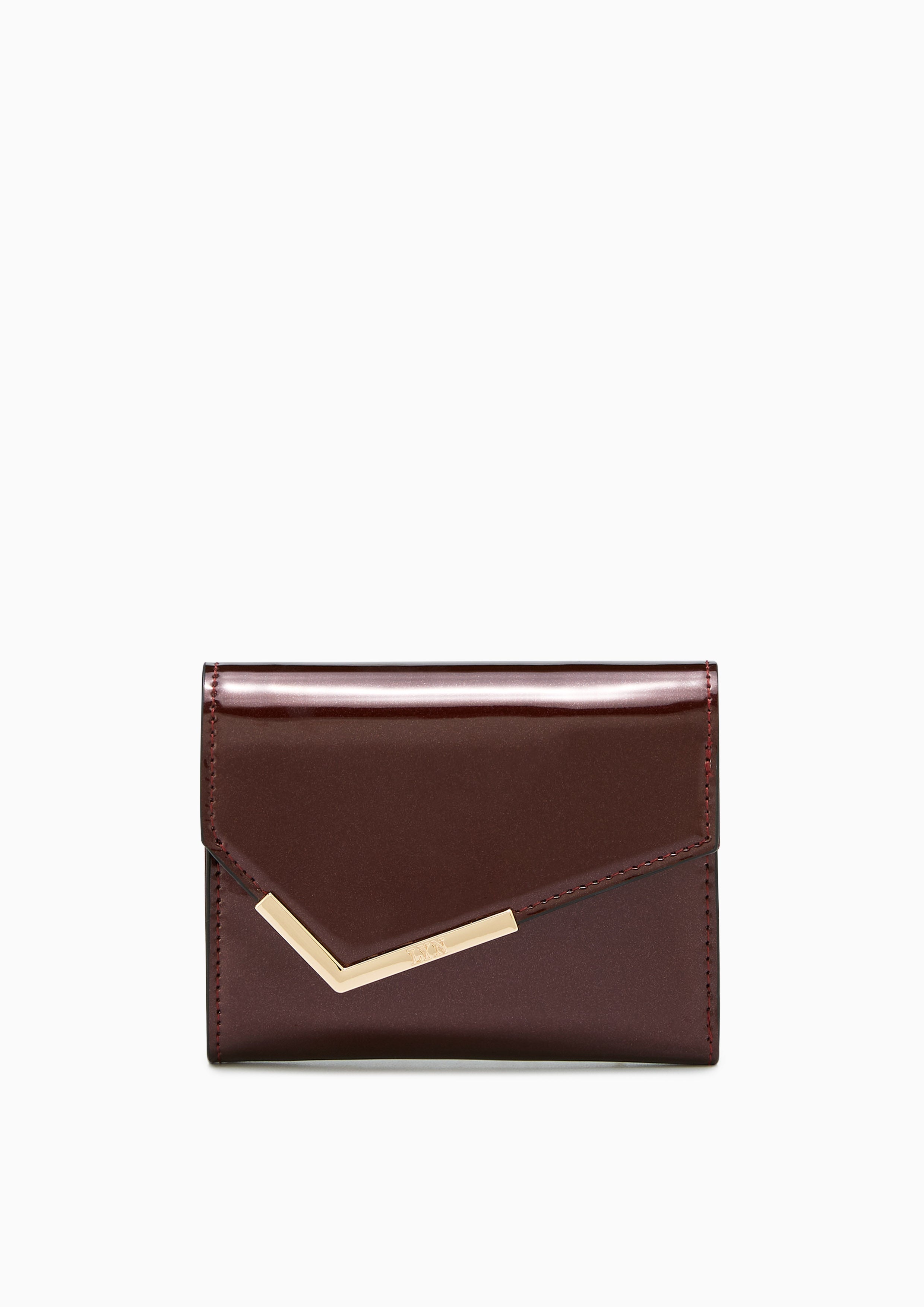 Posh Tri Fold Wallet Dark Red