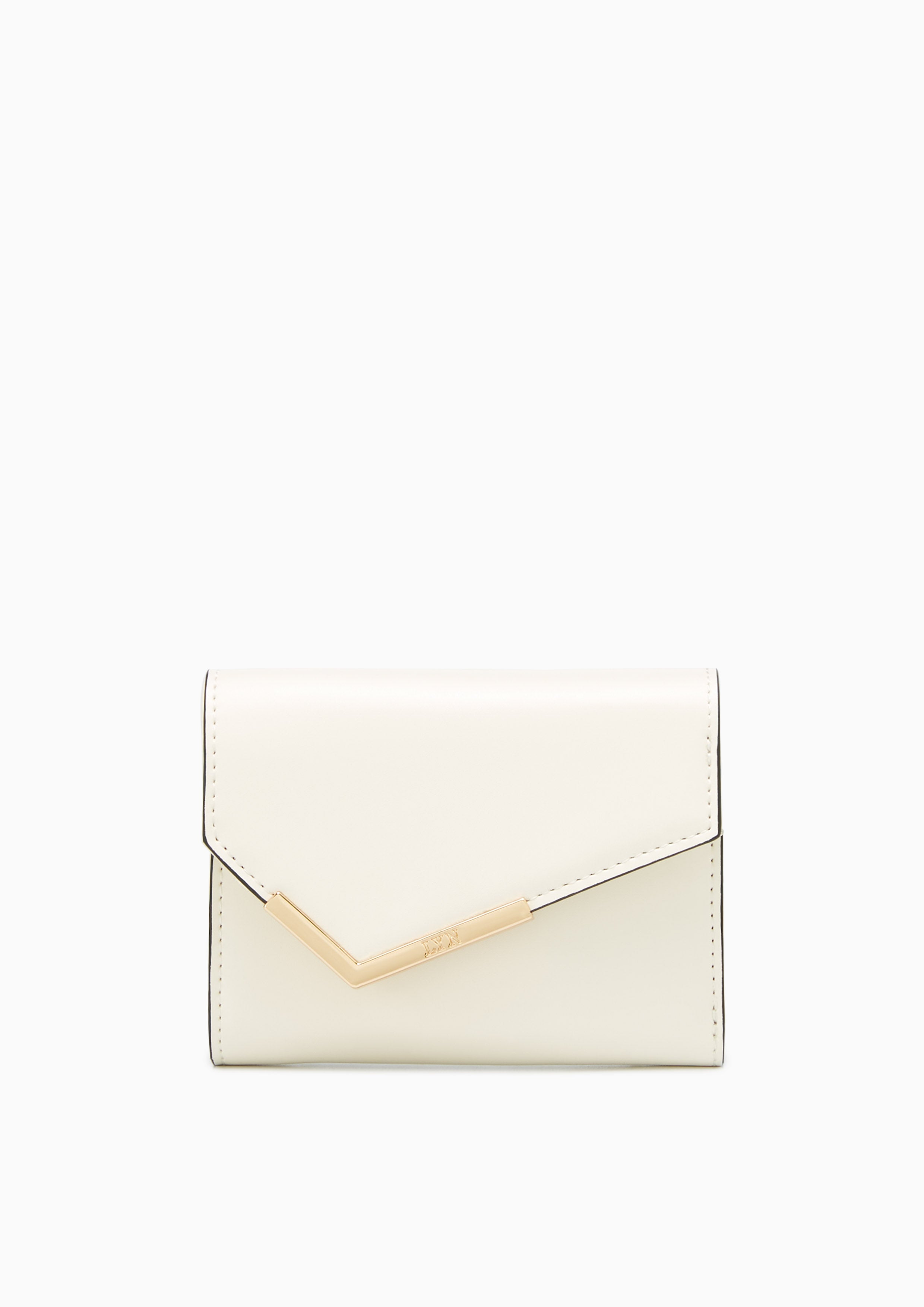 Posh Tri Fold Wallet Ivory