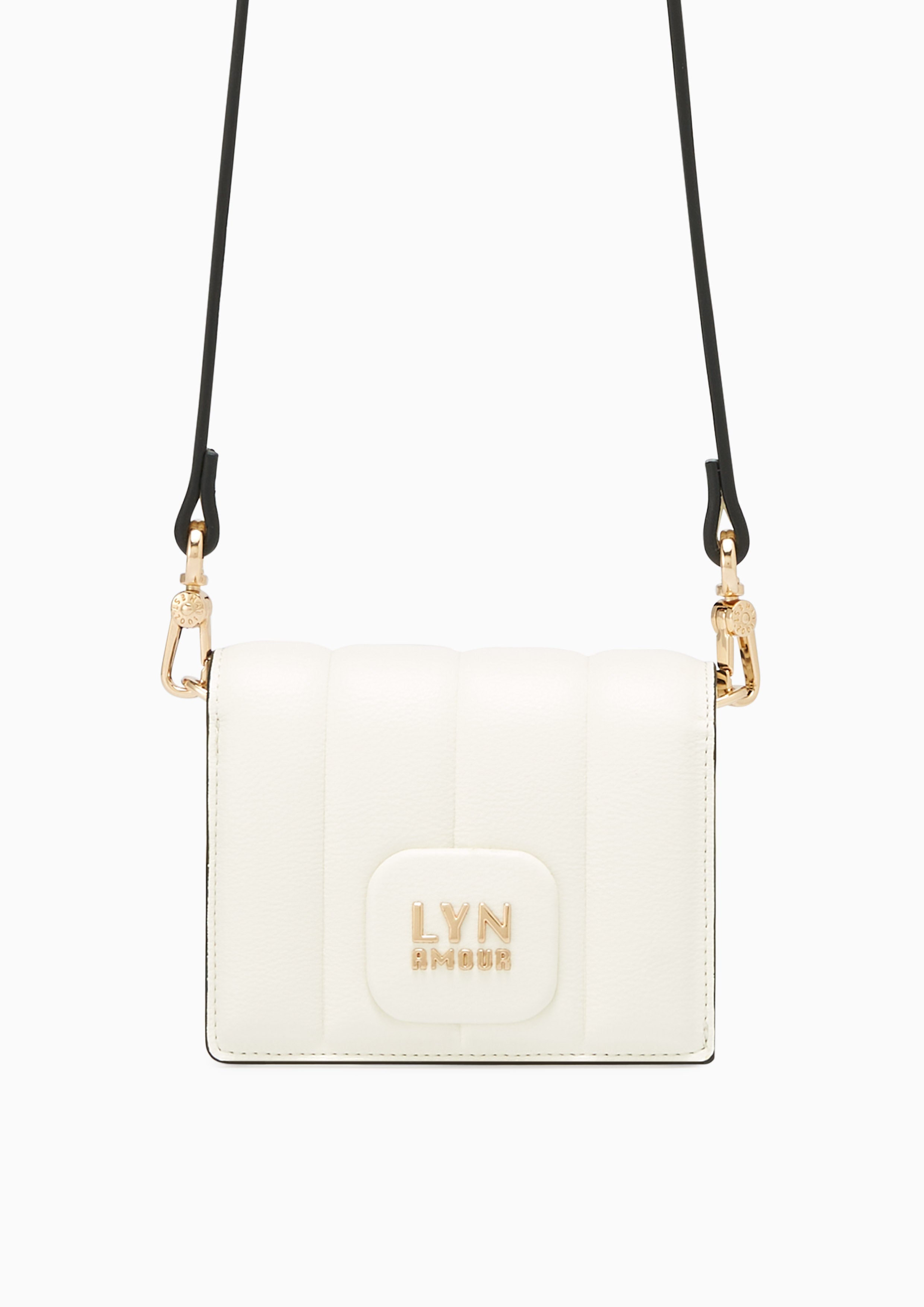 Naw Patti Short Wallet On Chain Ivory - Lyn TH