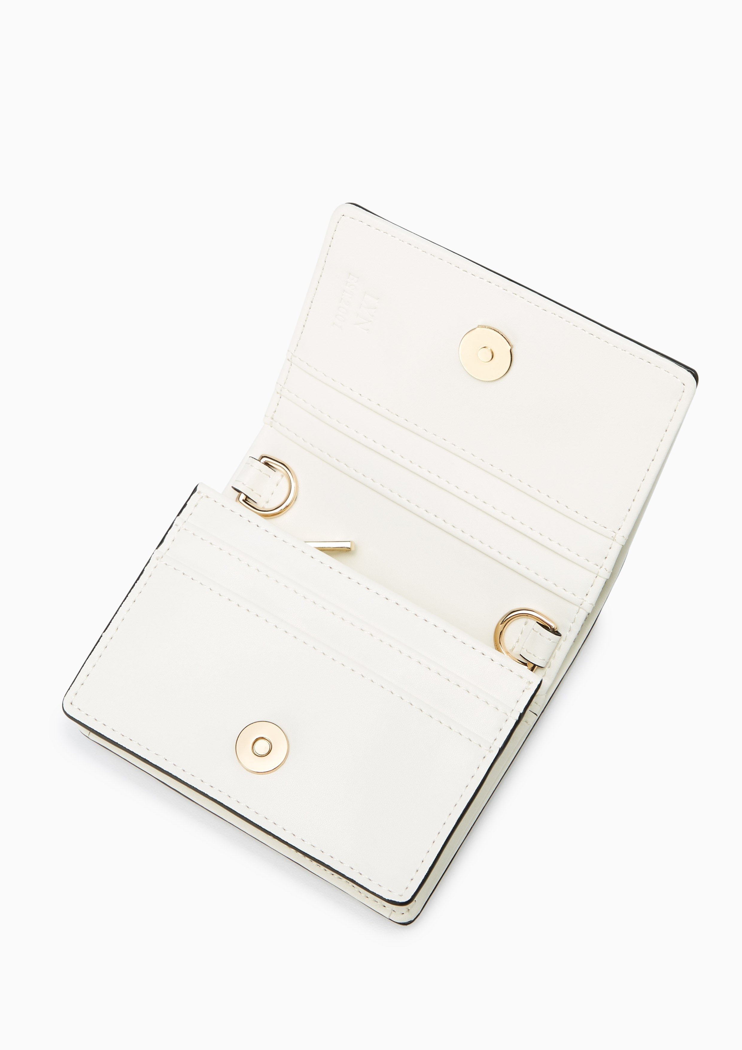 Naw Patti Short Wallet On Chain Ivory - Lyn TH