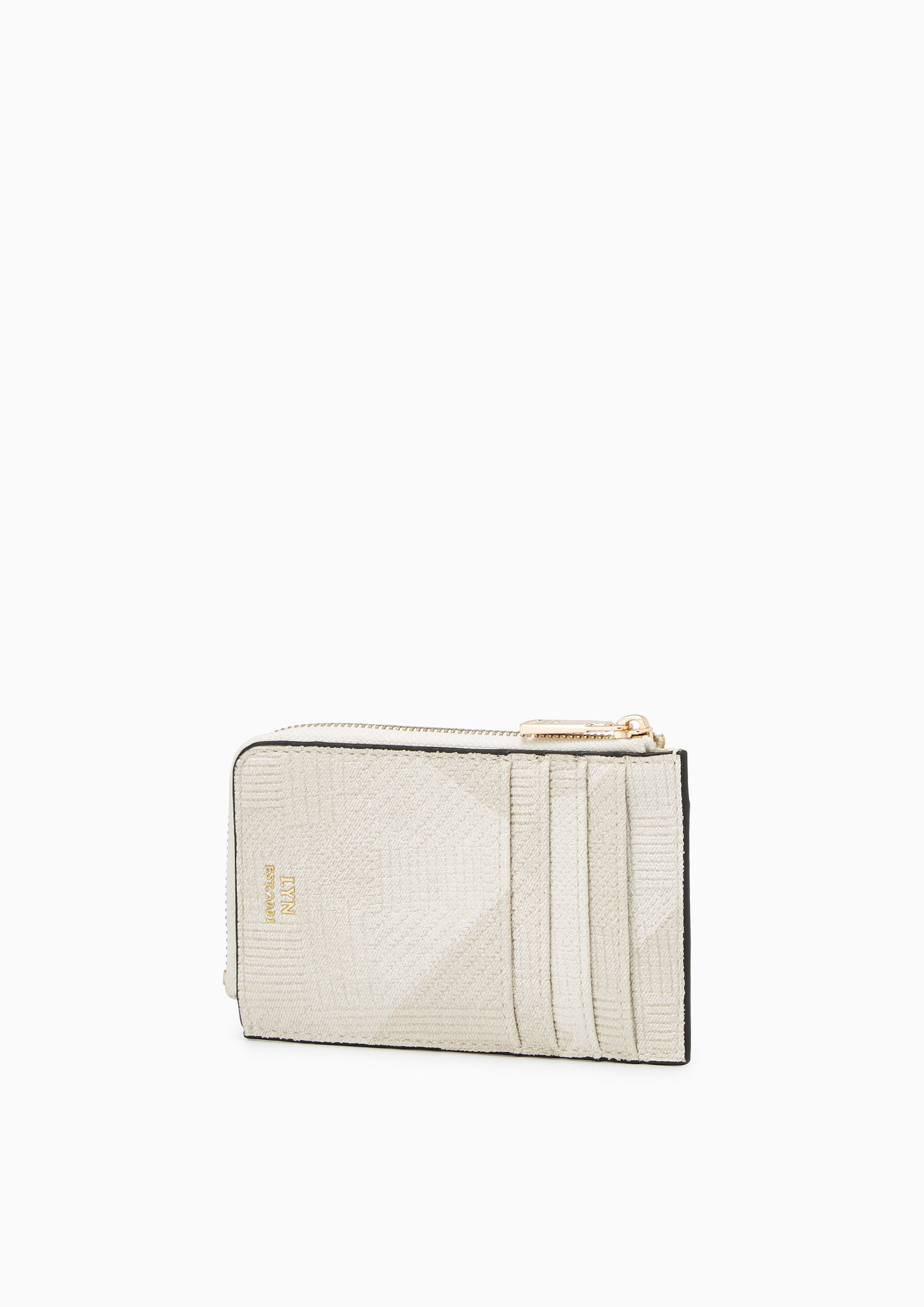 Dustin Denim Zip Pouch Off-White