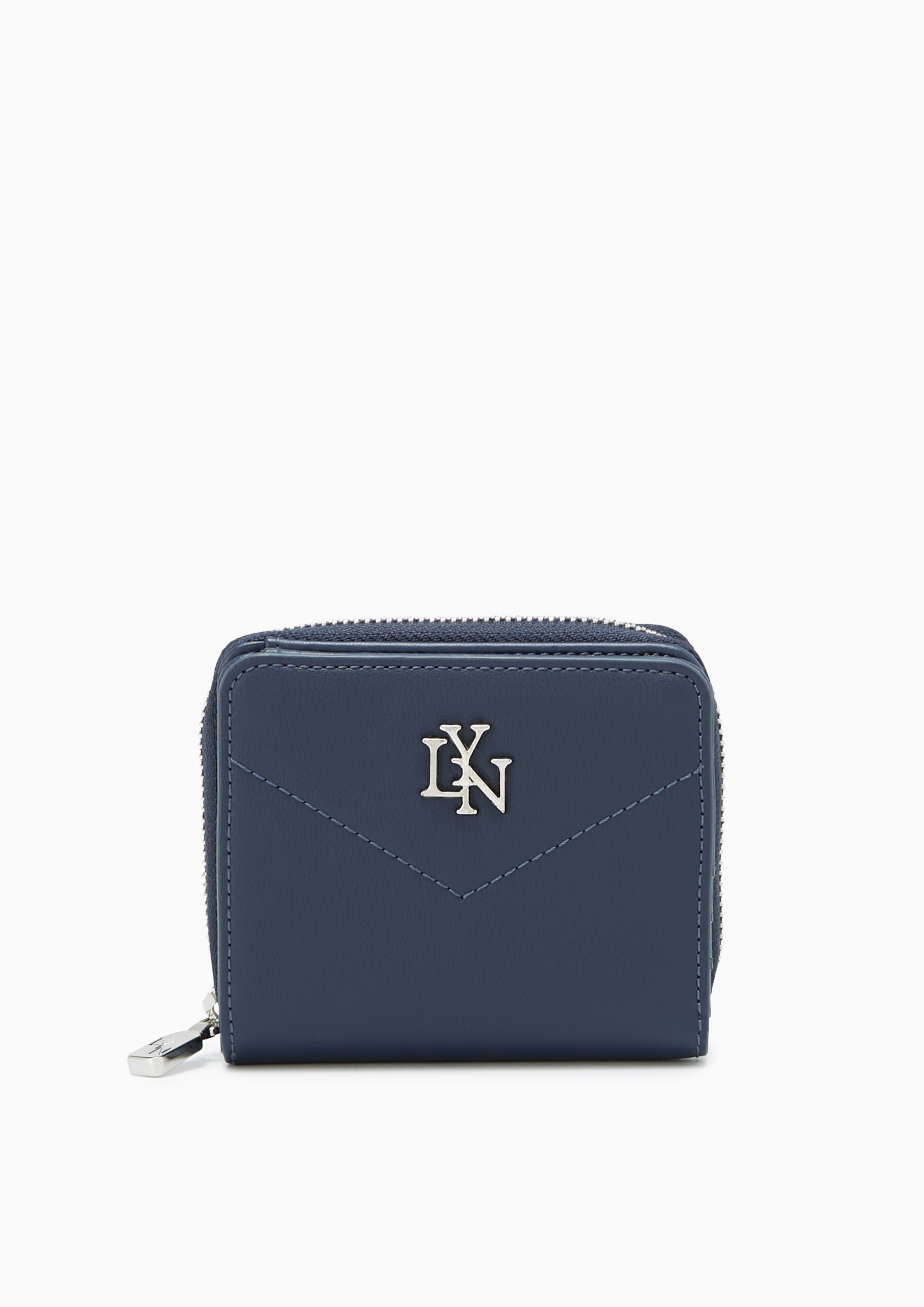 Phalos Short Wallet Navy - Lyn TH