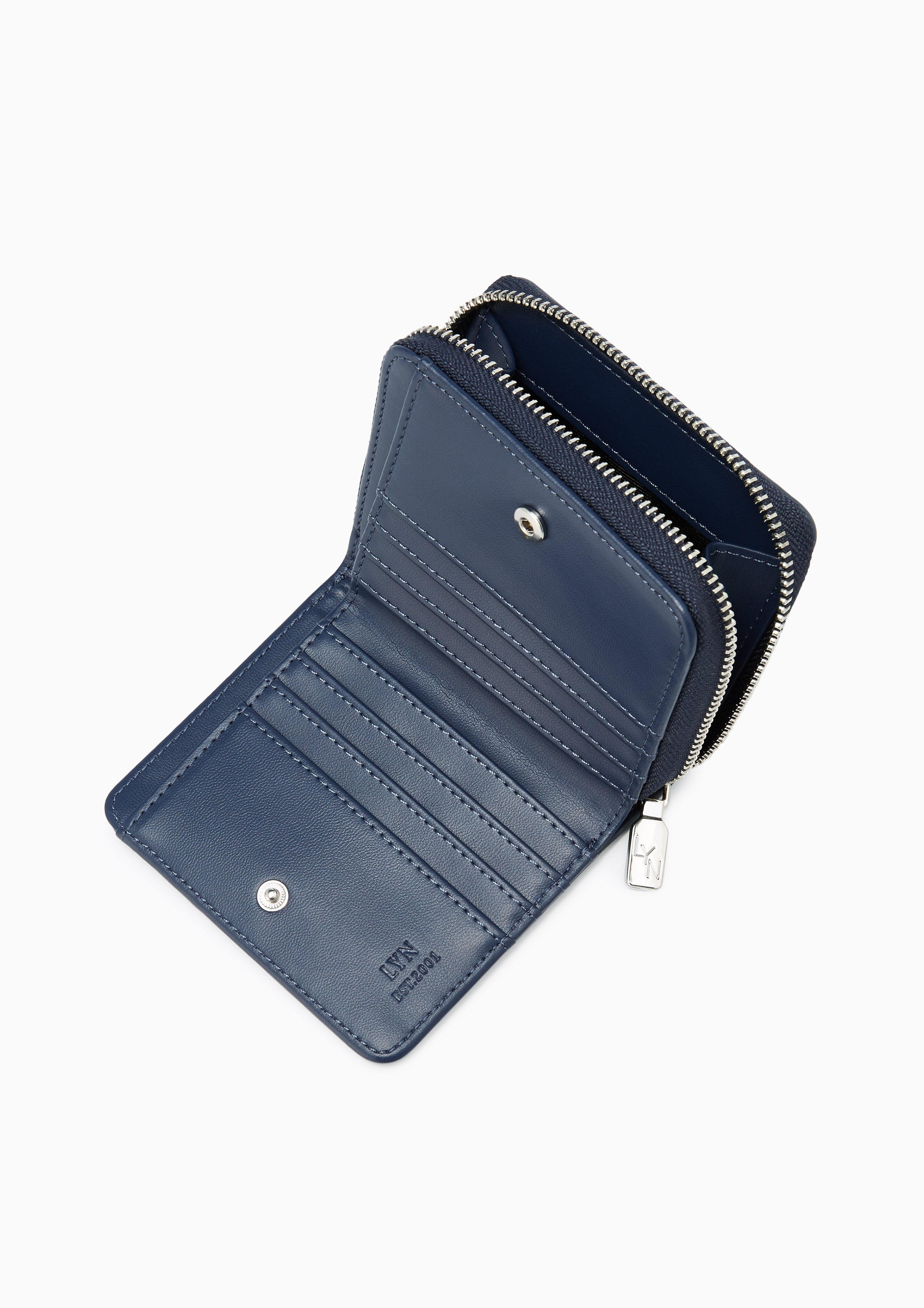 Phalos Short Wallet Navy - Lyn TH