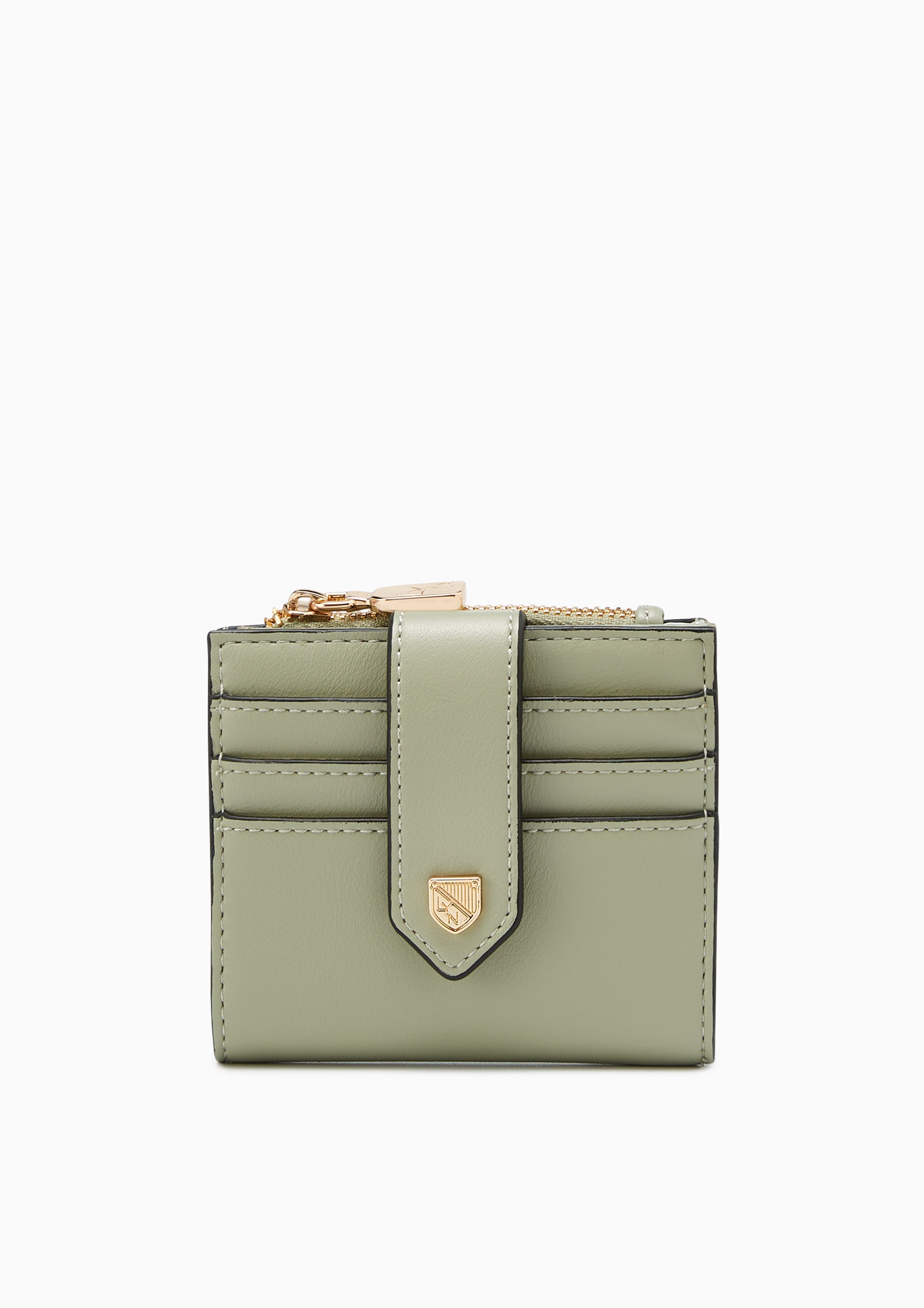 Re-Edit Marble Semi Short Wallet Green - Lyn TH