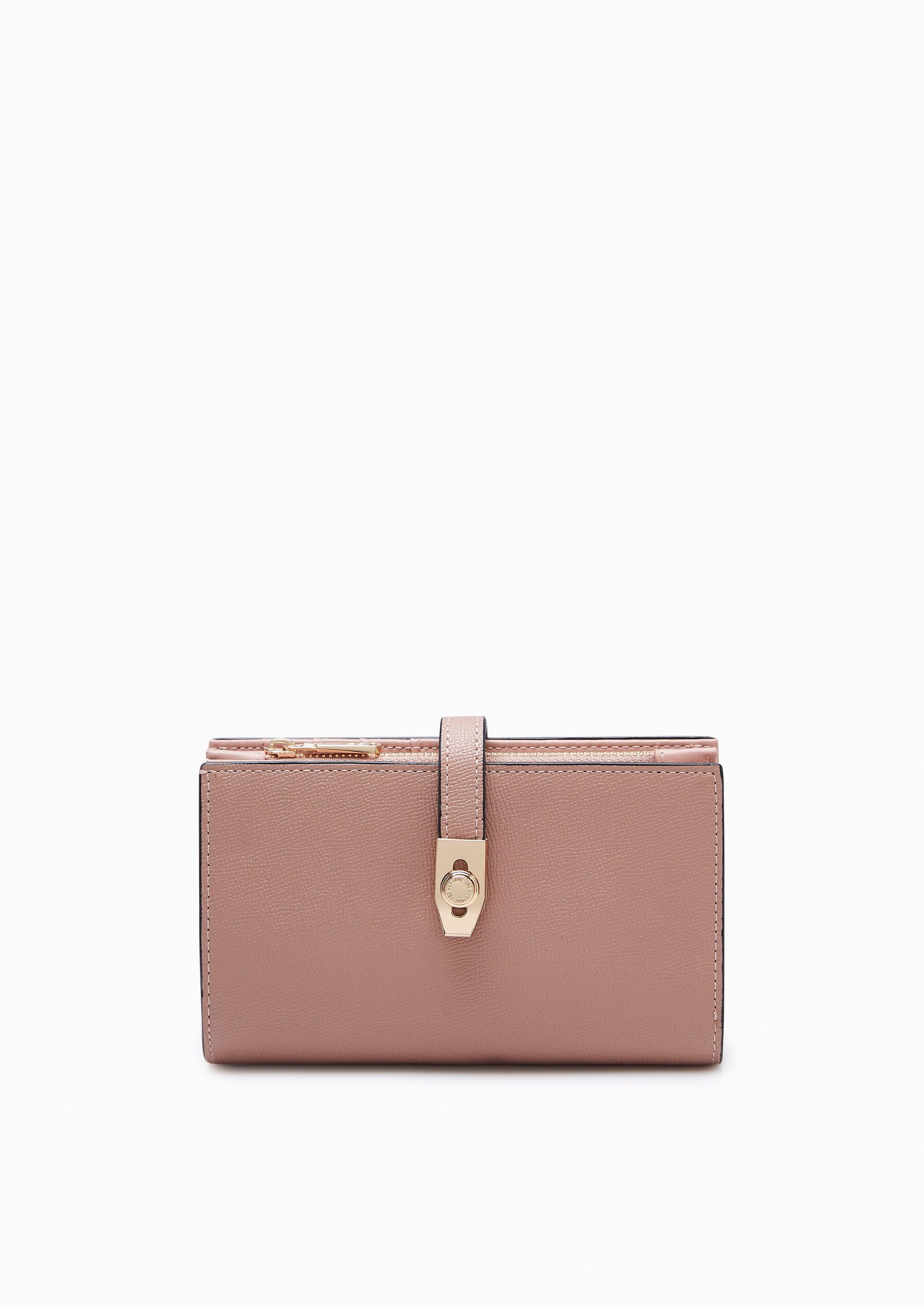 Flawless Semi Long Wallet Pink