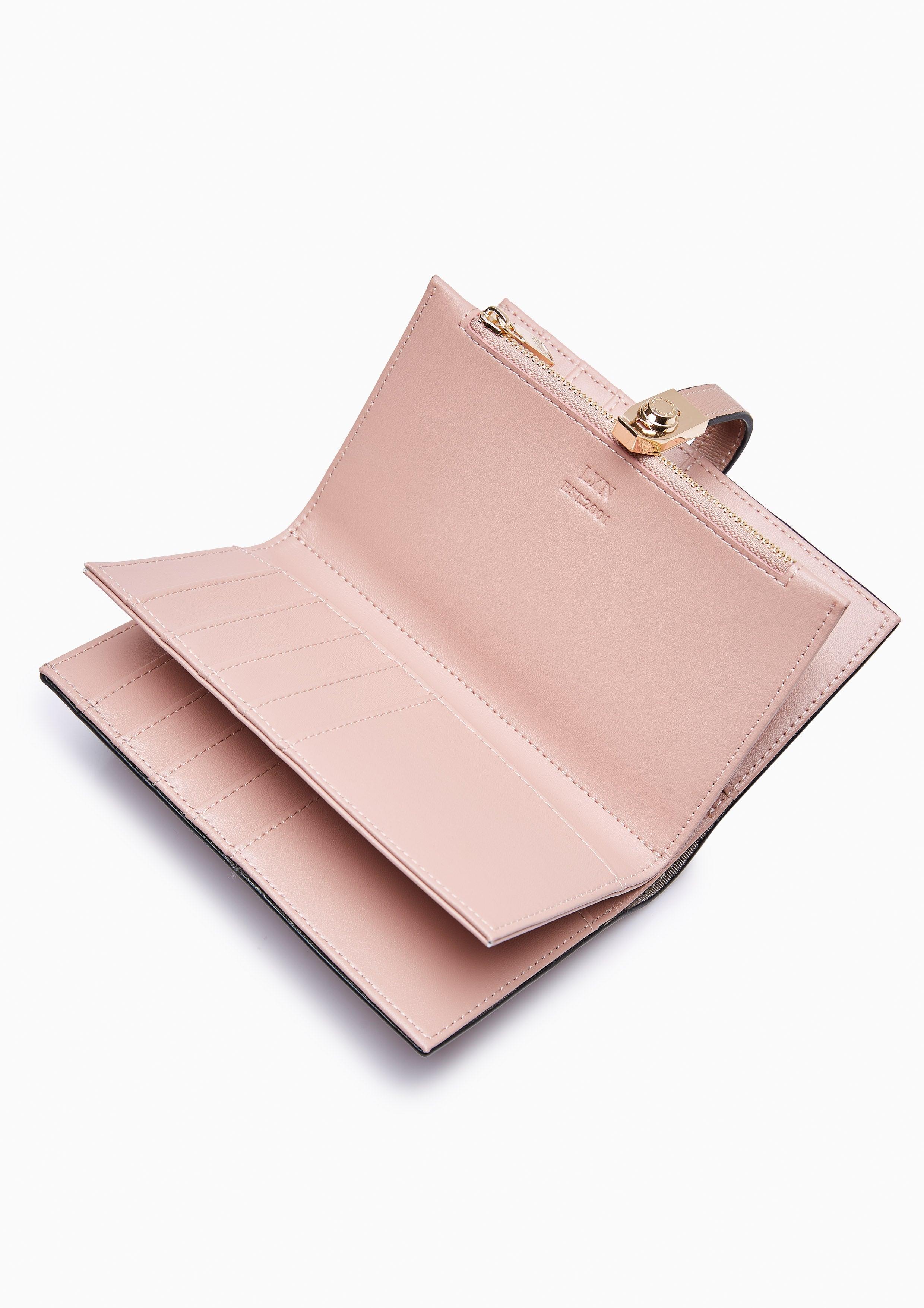 Flawless Semi Long Wallet Pink