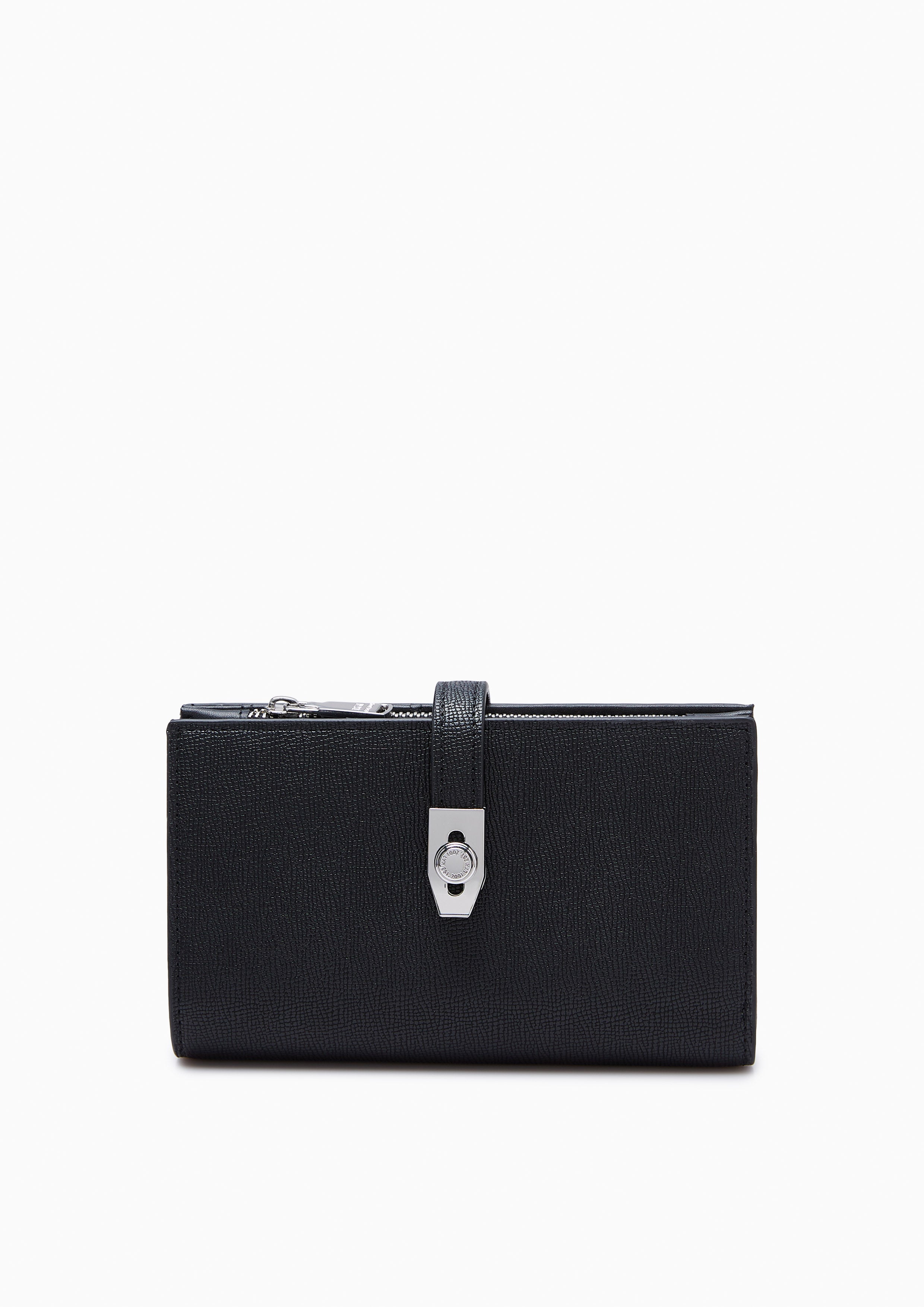 Flawless Semi Long Wallet Black - Lyn TH