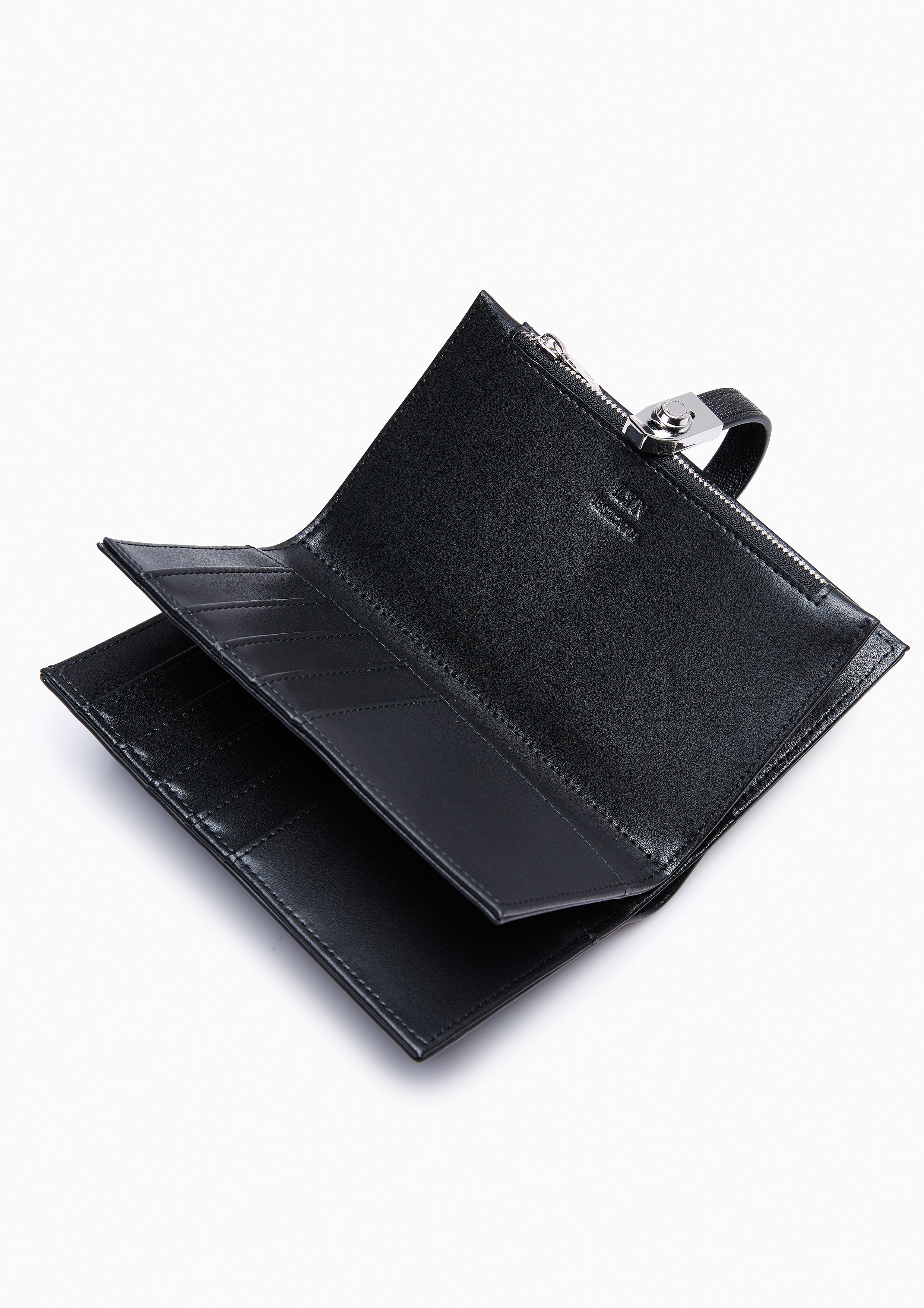 Flawless Semi Long Wallet Black - Lyn TH