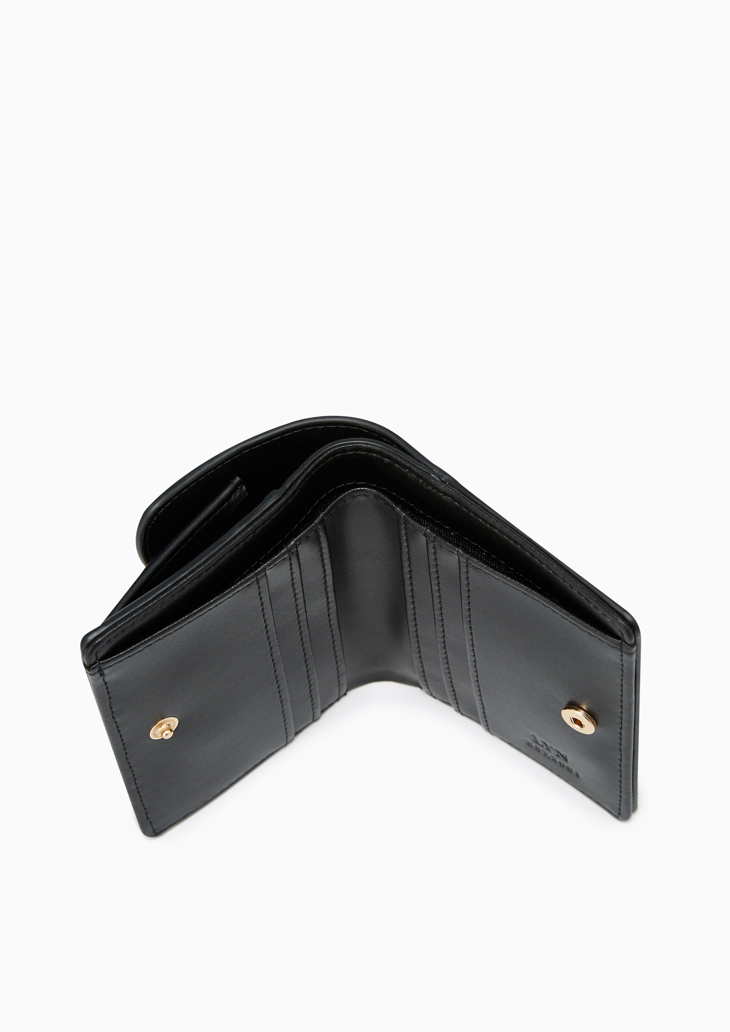 Polaris Short Wallet Black - Lyn TH